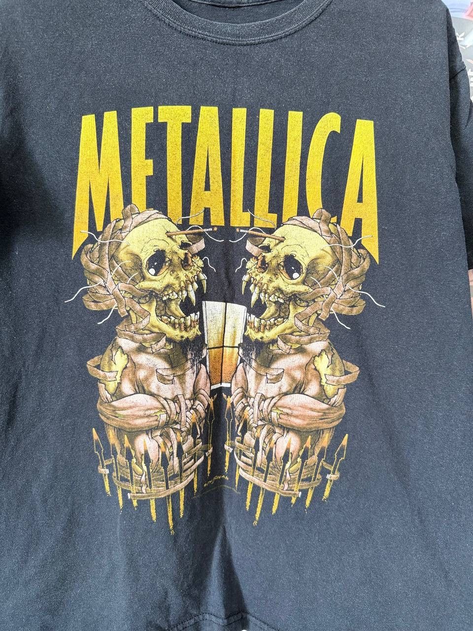 Metallica Vintage Metallica Fan Shirt – Skull Graphic Tee Size US XL / EU 56 / 4 - 2 Thumbnail