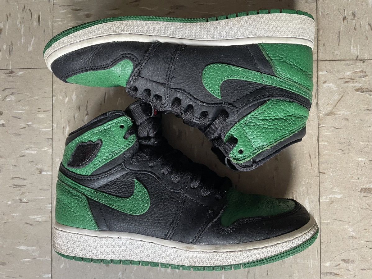 Jordan 1 Retro High OG GS Pine Green 2.0 Basketball Shoes