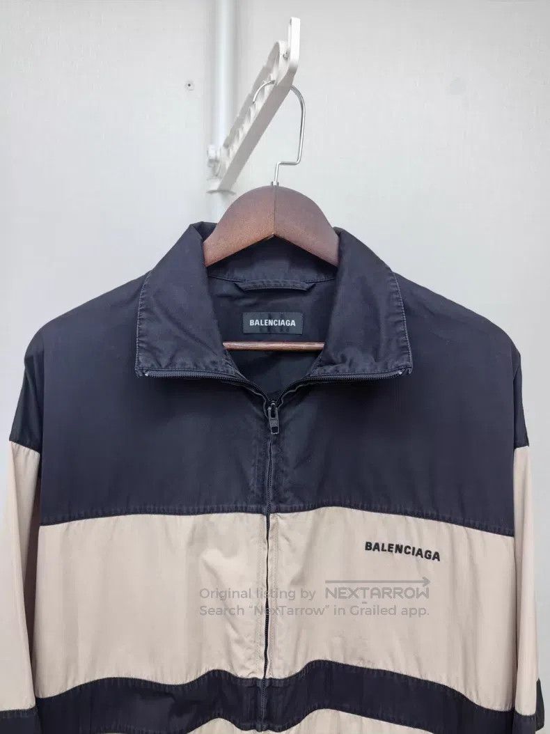 Balenciaga Balenciaga Khaki Colorblock Windbreaker Zip-Up Jacket Size US S / EU 44-46 / 1 - 3 Thumbnail