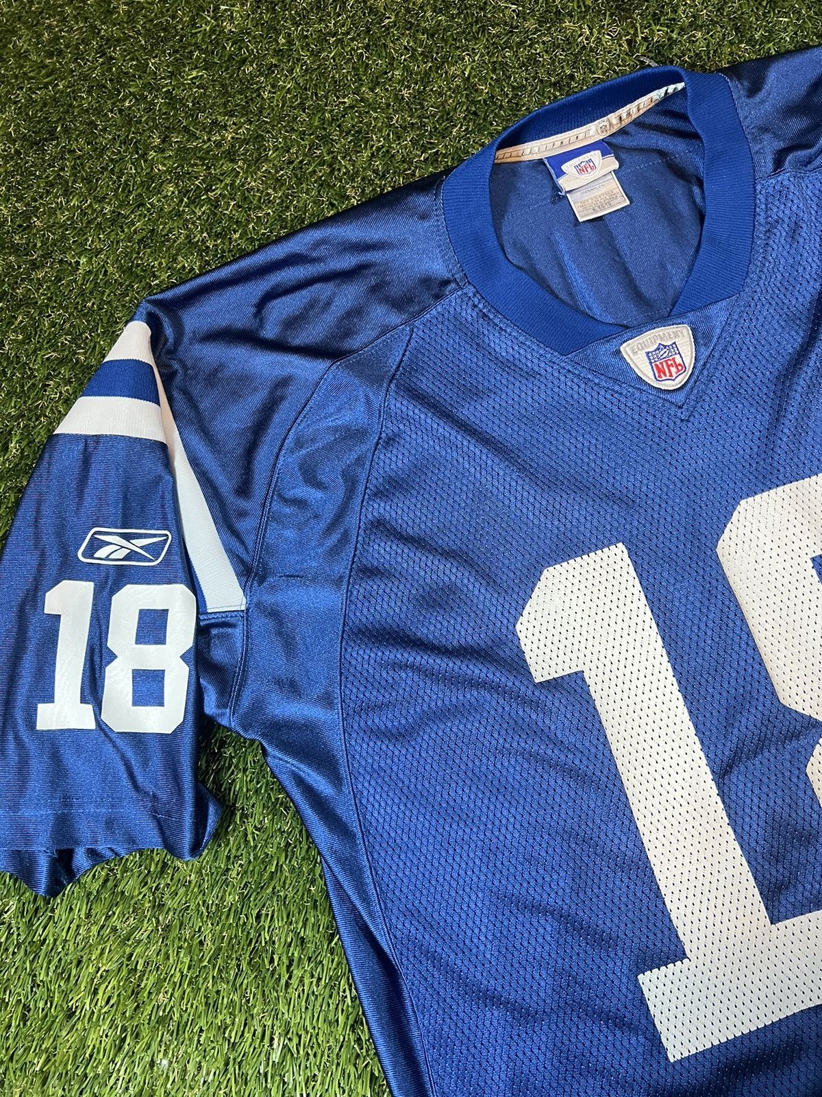 Reebok Vintage Y2K Indianapolis Colts Peyton Manning NFL Jersey Size US XL / EU 56 / 4 - 2 Thumbnail
