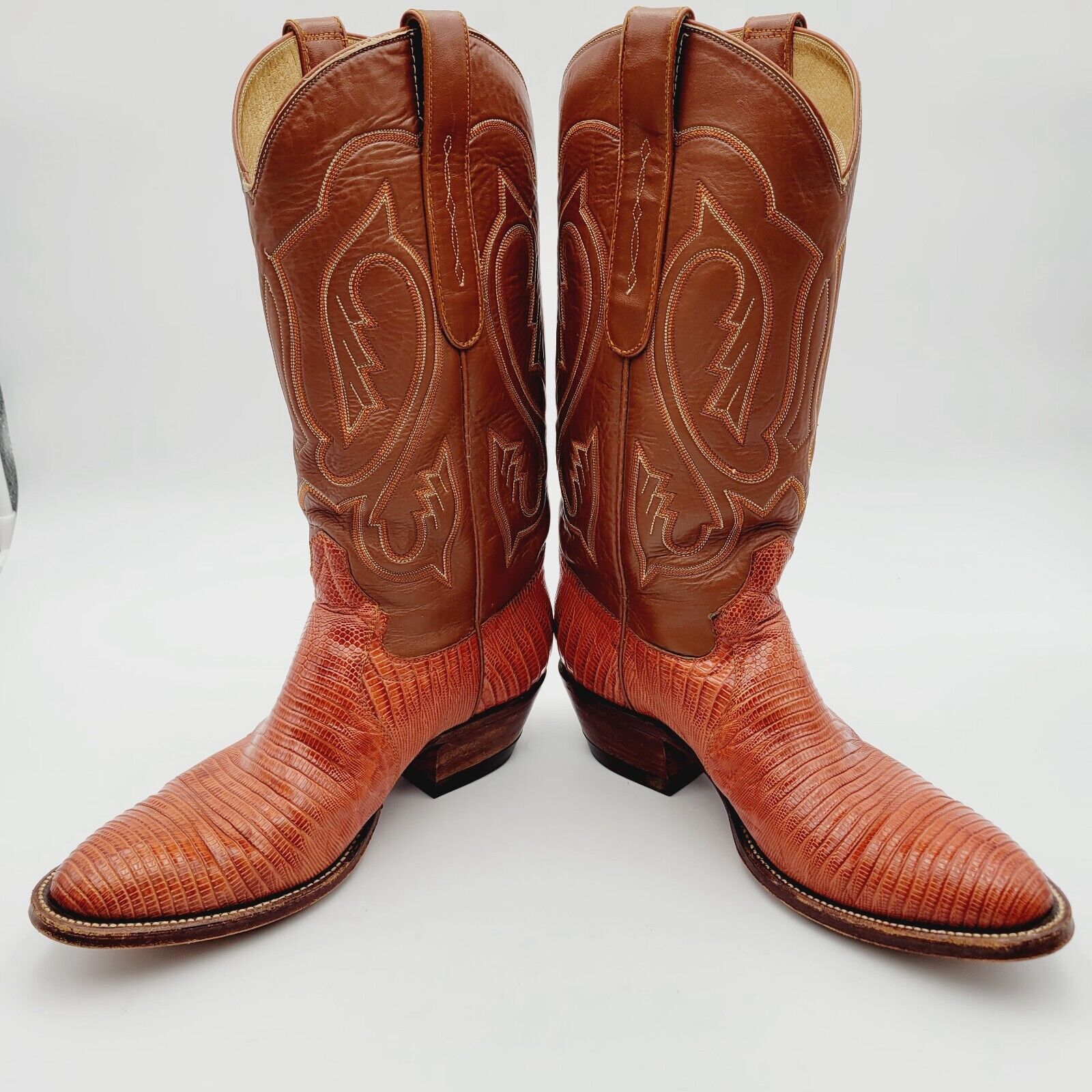 Vintage Cowtown Boots Lizard Cowboy Boots Sz 8 E Model 840 Exotic Size US 8 / EU 41 - 5 Thumbnail