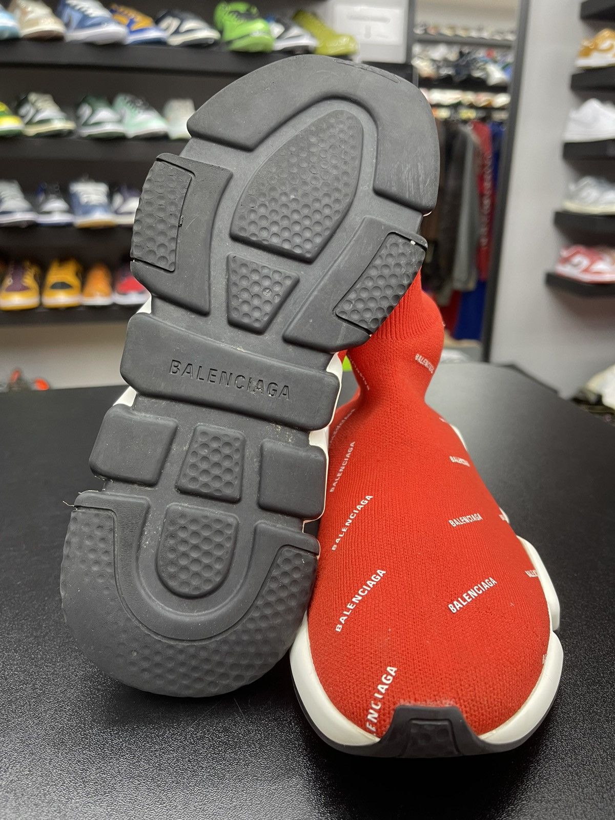 Balenciaga Size 7US/37EU - Balenciaga Speed 2.0 “All Over Logo” Size US 7 / IT 37 - 8 Thumbnail