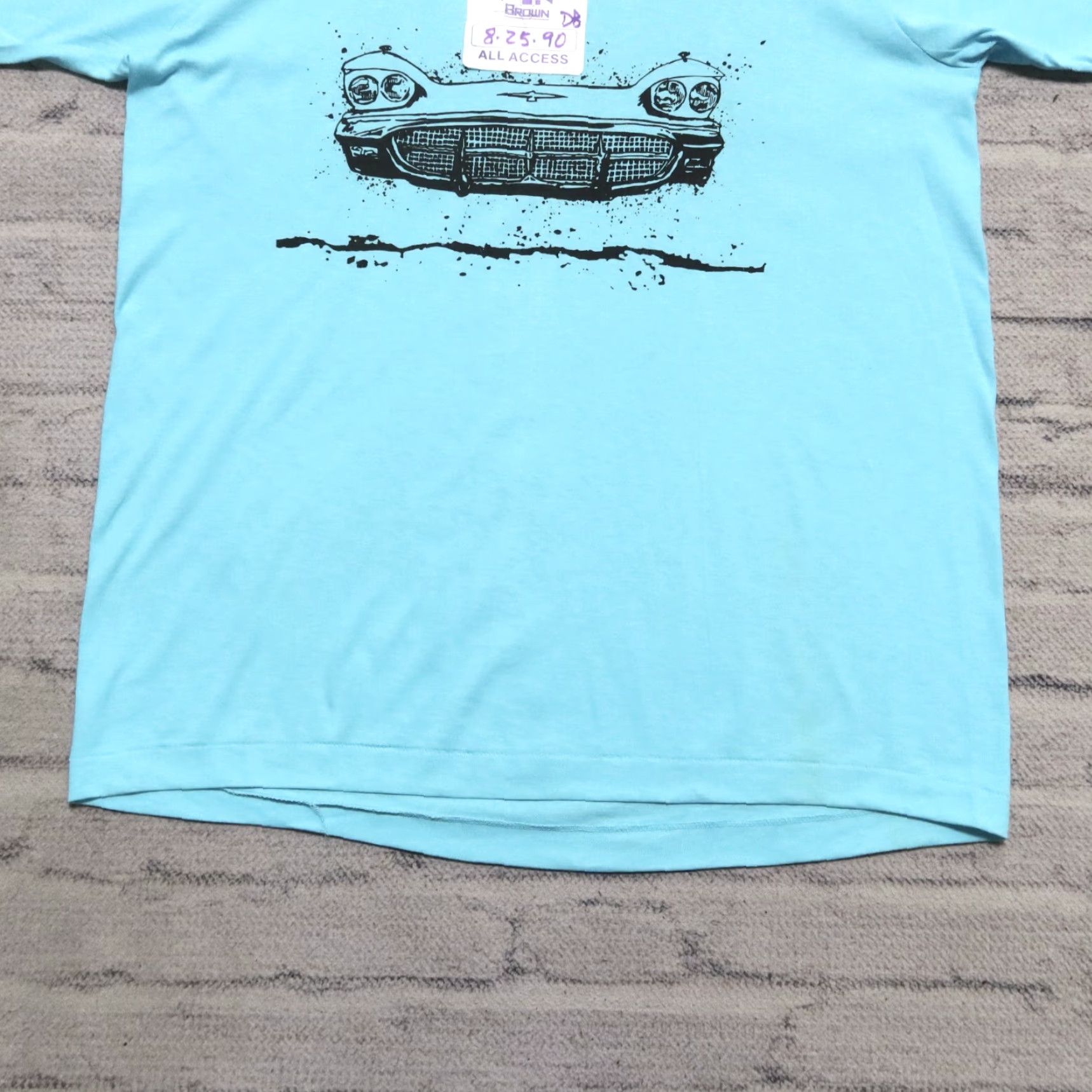 Fruit Of The Loom Vintage T Graham Brown Bumper to Bumper Tour Shirt XL Blue Mens T-Shirt Size US XL / EU 56 / 4 - 4 Thumbnail