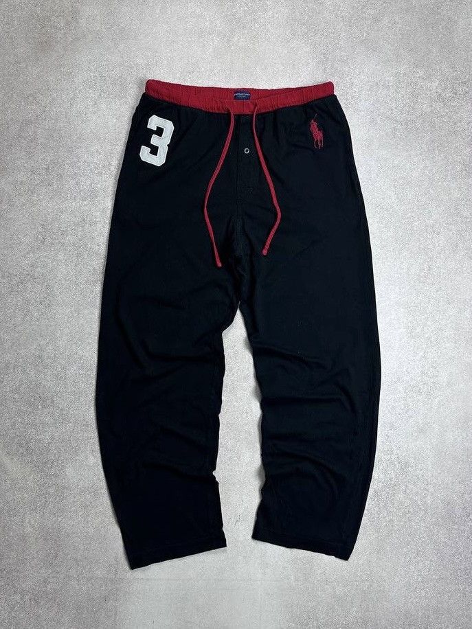 Polo Ralph Lauren Vintage Polo Ralph Lauren Y2K Baggy Track Pants Flared L Size US 34 / EU 50 - 1 Thumbnail