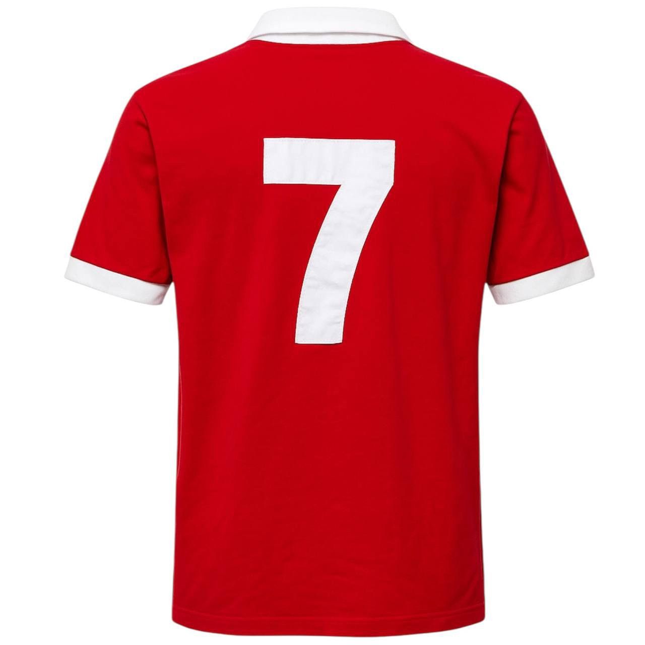 Vintage 1973 REMAKE MANCHESTER UNITED #7 HOME SOCCER JERSEY SHIRT M Size US M / EU 48-50 / 2 - 1 Thumbnail
