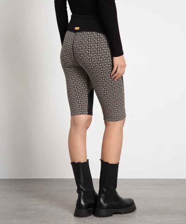 o1srvl11e0524 Monogram Short in Black White