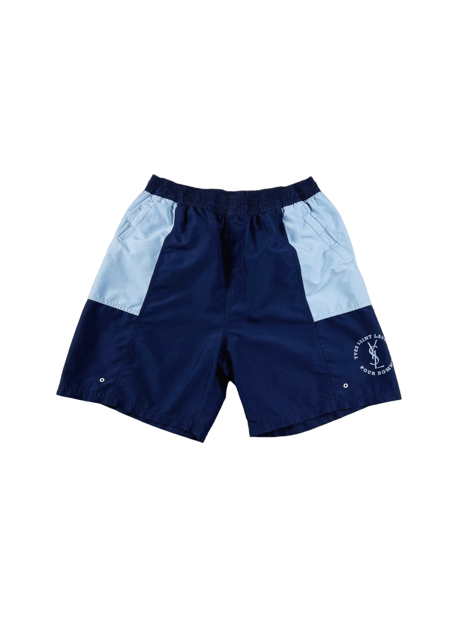 image of Saint Laurent Paris x YVES Saint Laurent Shorts XL in Navy, Men's (Size 38)