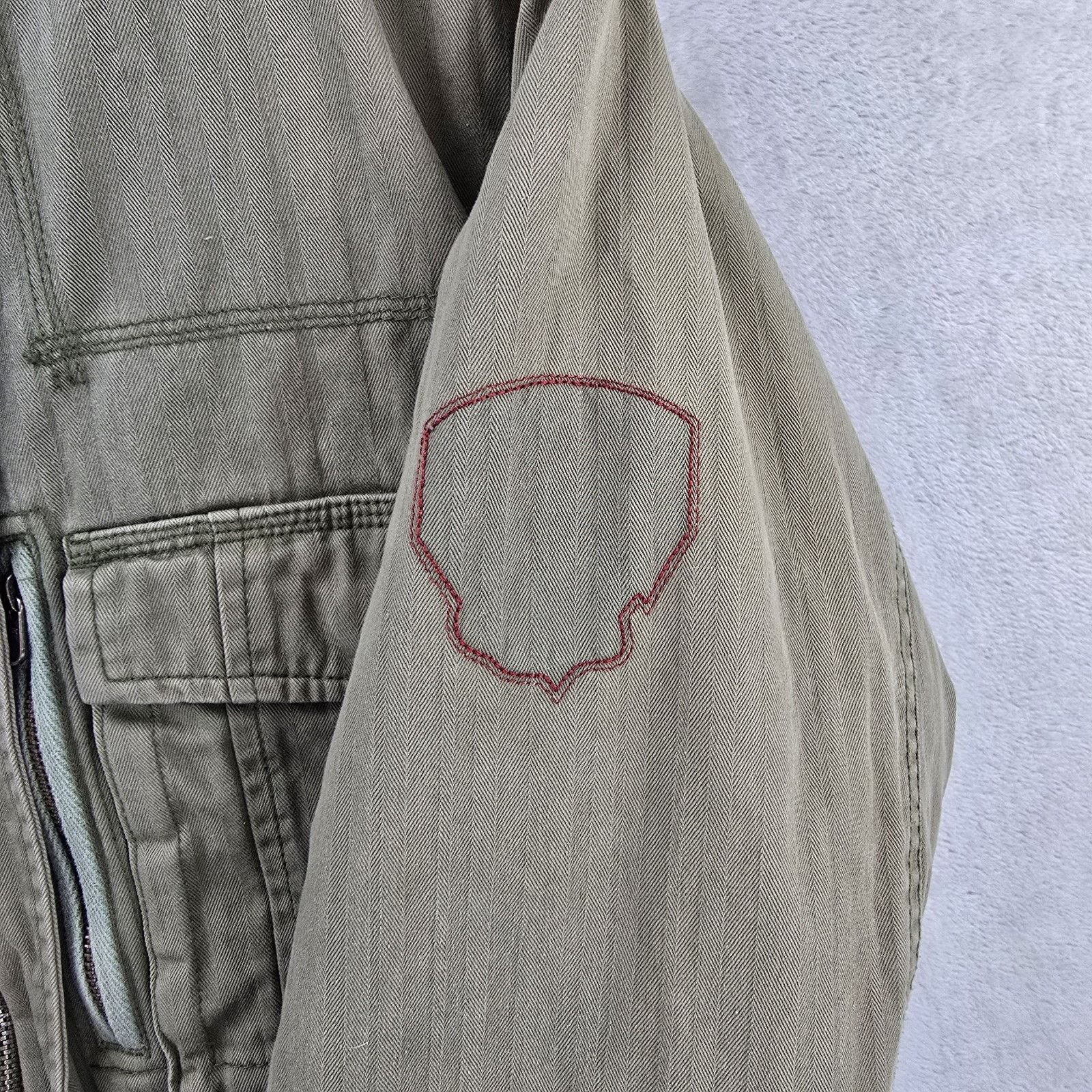 O'Neill Vintage O'Neill Military Jacket Large Sherpa Lined Y2K FLAWS Size US L / EU 52-54 / 3 - 5 Thumbnail