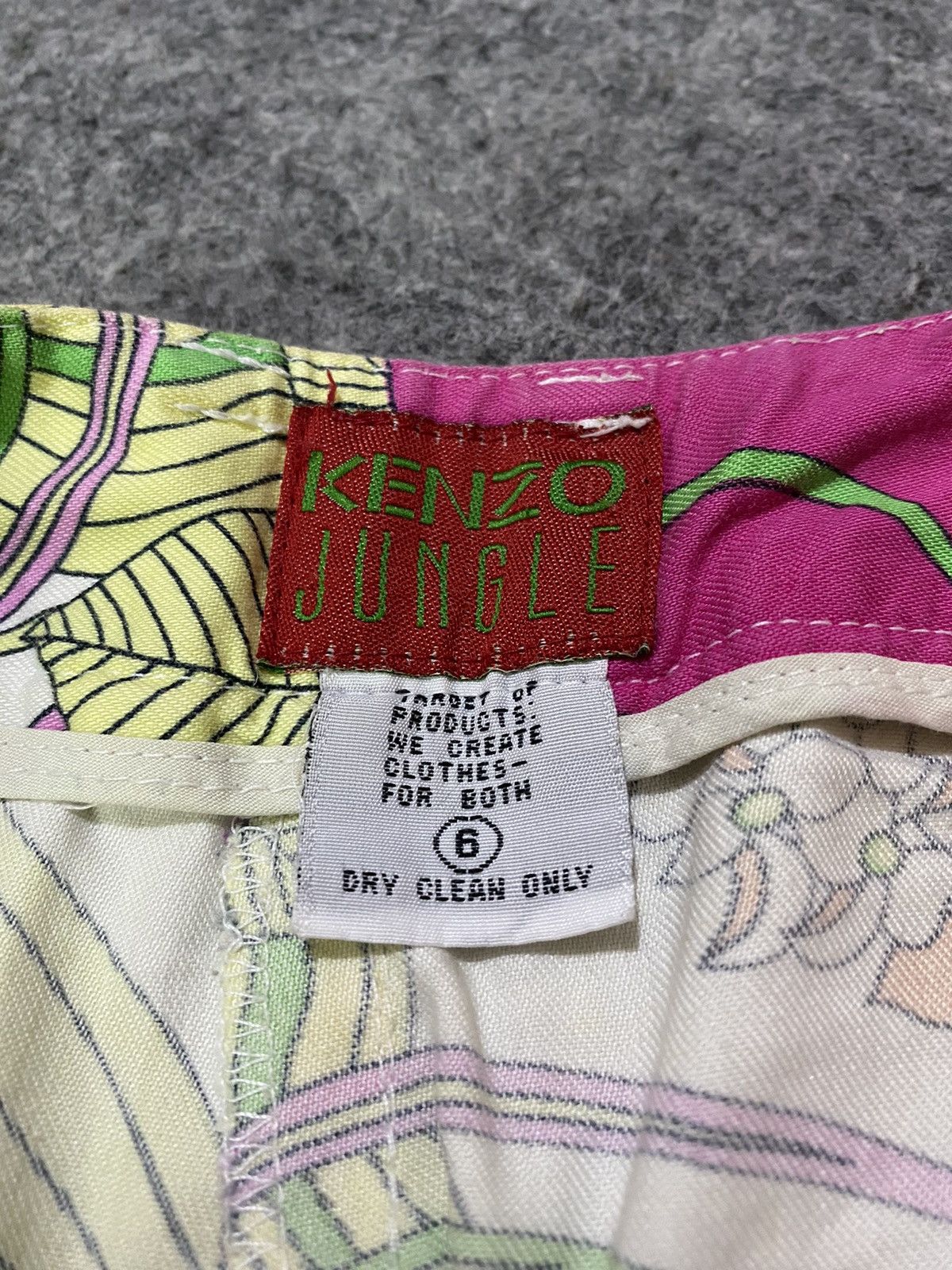 Kenzo Vintage Kenzo Jungle Floral Sweatpants Size 26" / US 2 / IT 38 - 5 Thumbnail