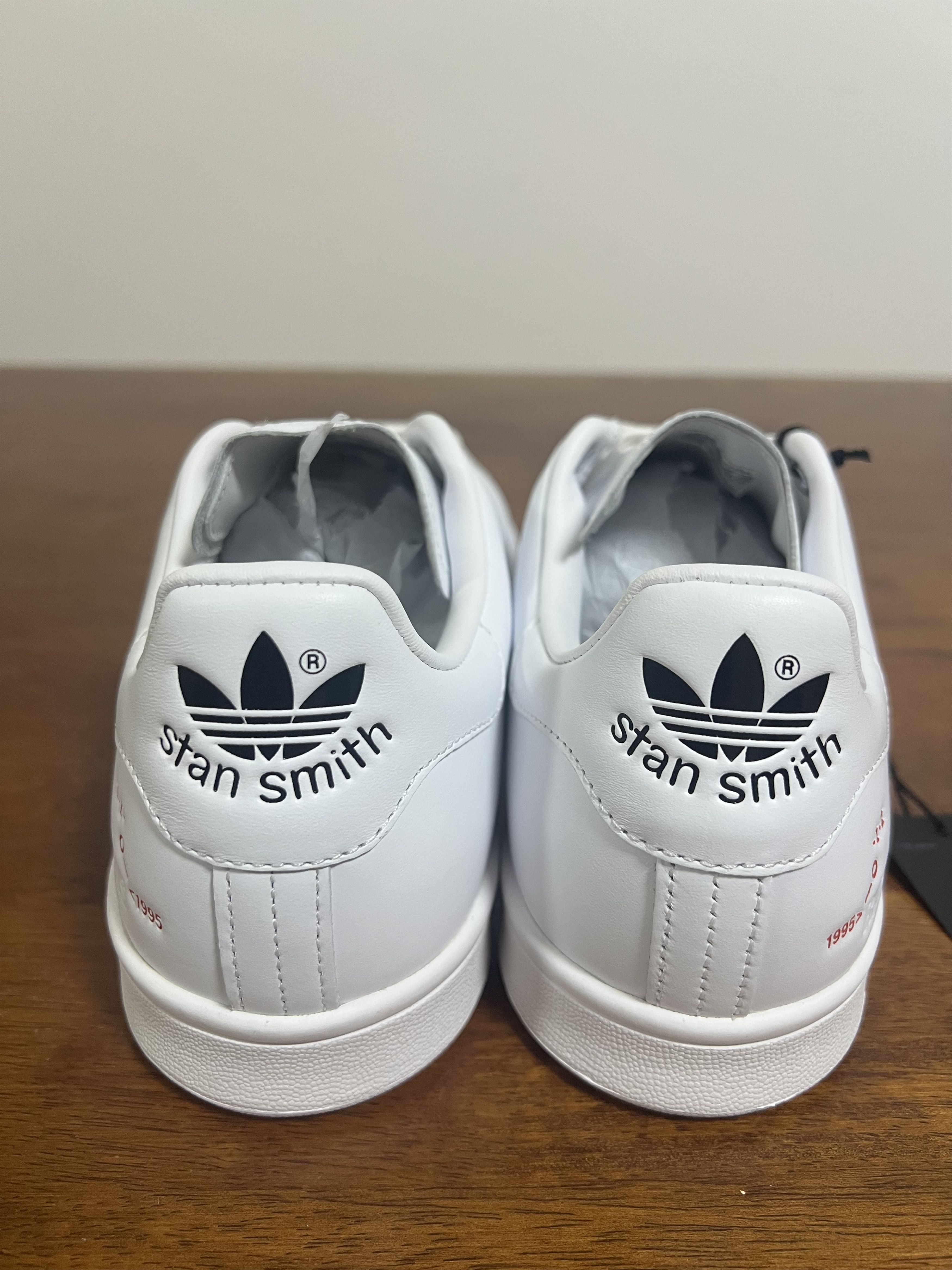 Adidas × Raf Simons 💚 2018 Raf Simons x Adidas Stan Smith Core White US 10 NEW Size US 10 / EU 43 - 10 Thumbnail