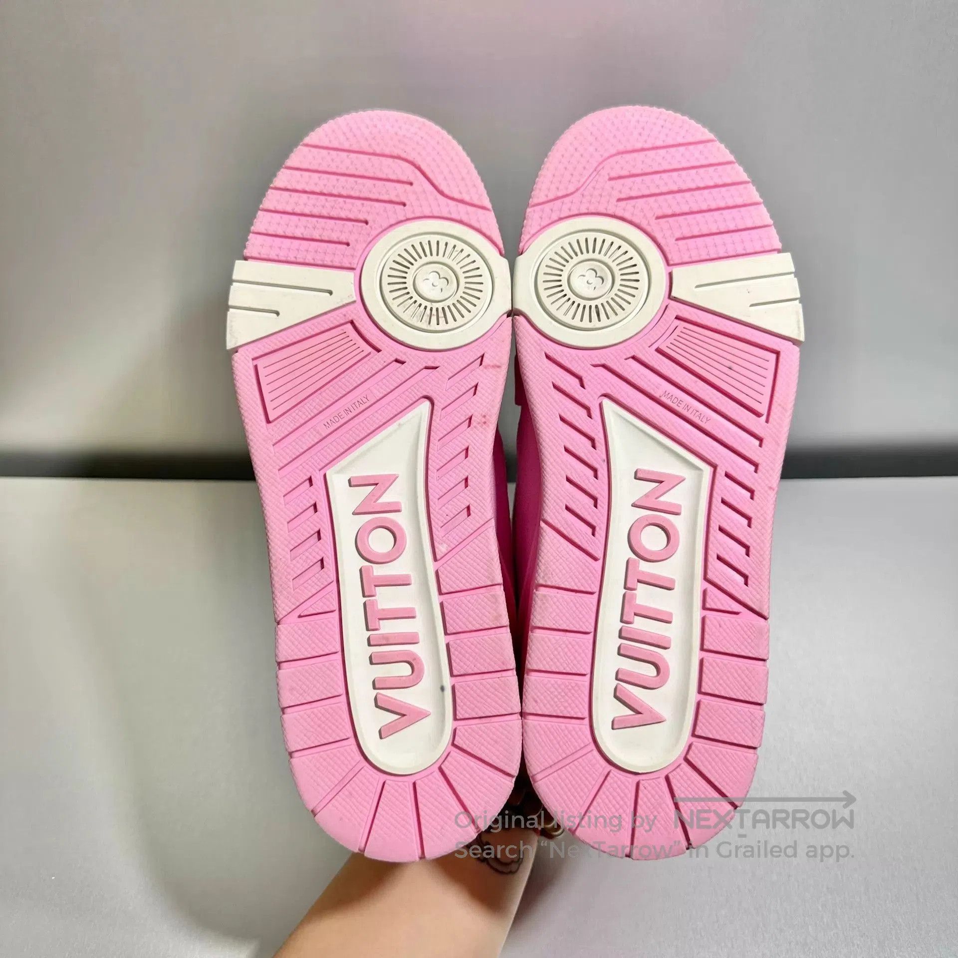 Louis Vuitton Pink Low-Top Sneakers Size 7. Size US 7 / EU 40 - 7 Thumbnail
