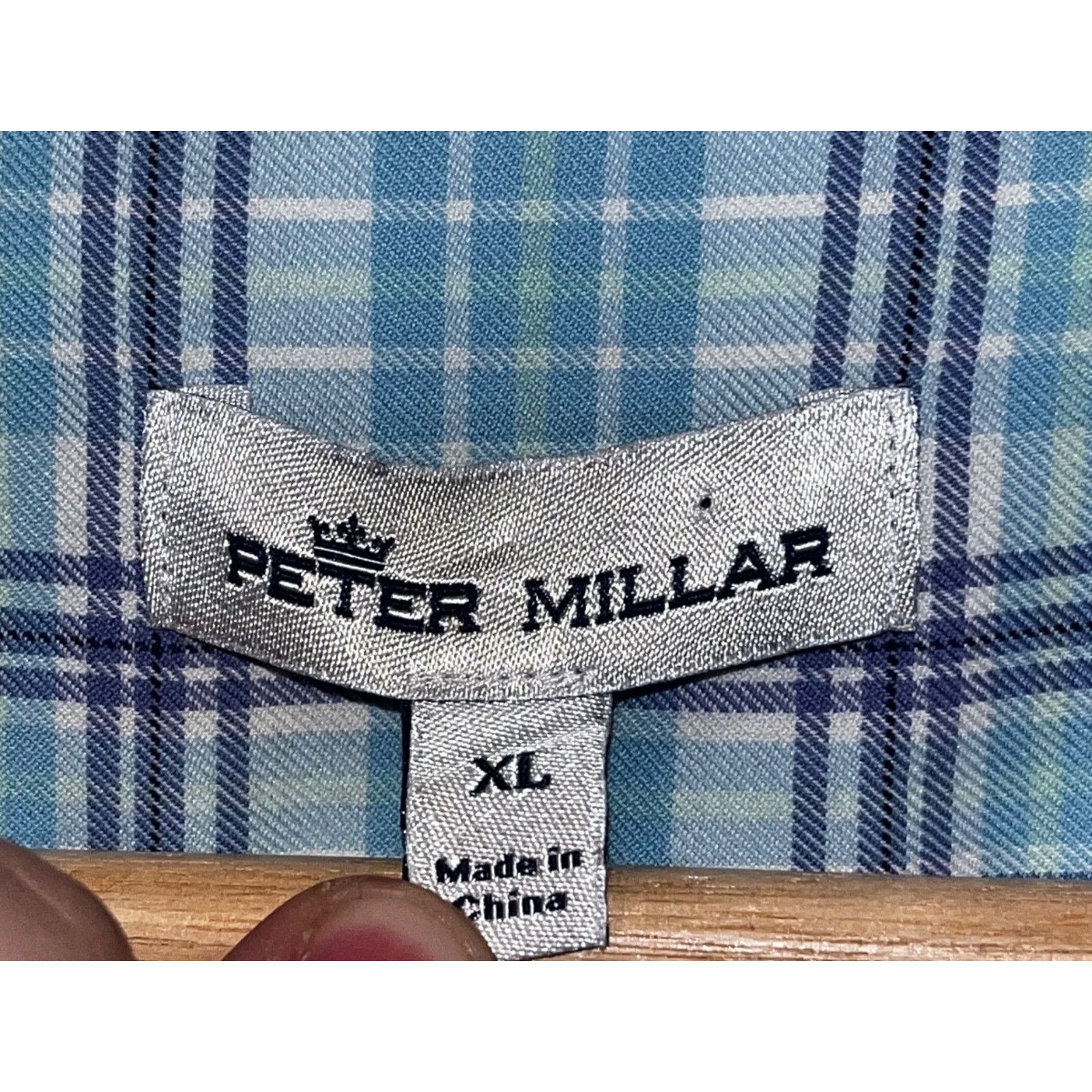 Peter Millar Peter Millar Boardsail Plaid Shirt XL Silk Button Down Size US XL / EU 56 / 4 - 6 Thumbnail