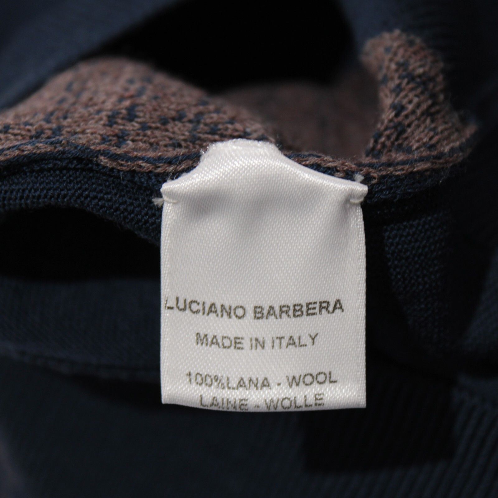Luciano Barbera Luciano Barbera Sweater Size US L in Blue Size US L / EU 52-54 / 3 - 9 Thumbnail