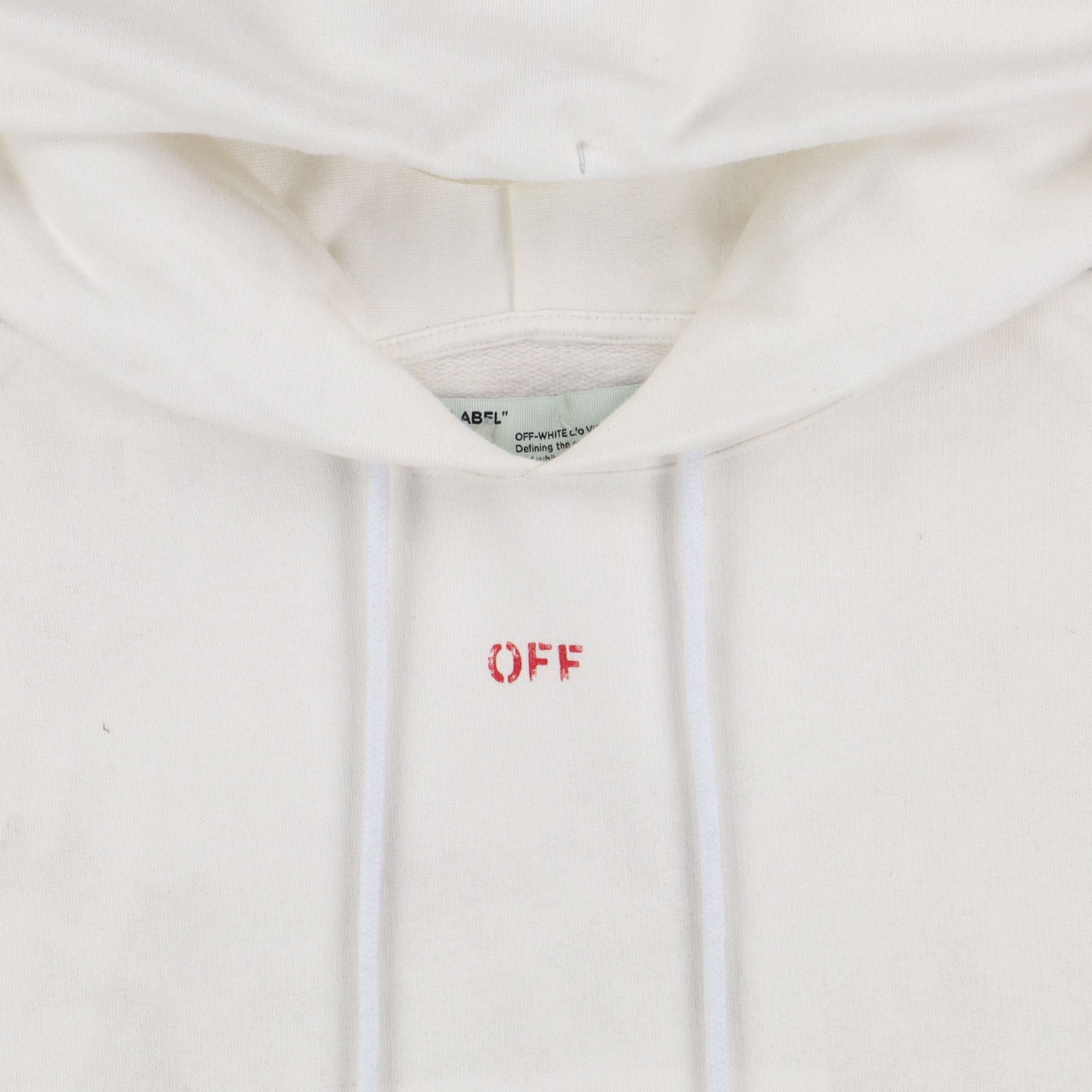 Off-White White and Red Stencil Arrows Logo Hoodie Size US M / EU 48-50 / 2 - 7 Thumbnail