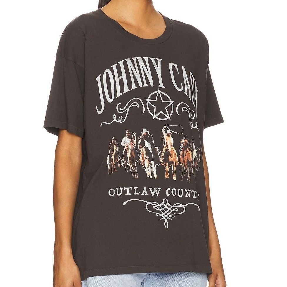 Daydreamer DAYDREAMER Johnny Cash Outlaw Country Merch Tee Size Medium Size M / US 6-8 / IT 42-44 - 6 Thumbnail