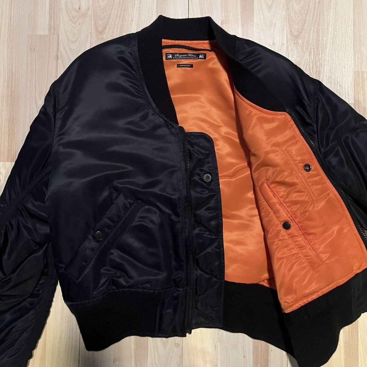 Sasquatchfabrix Short Length MA-1 Bomber Jacket Size US L / EU 52-54 / 3 - 6 Thumbnail