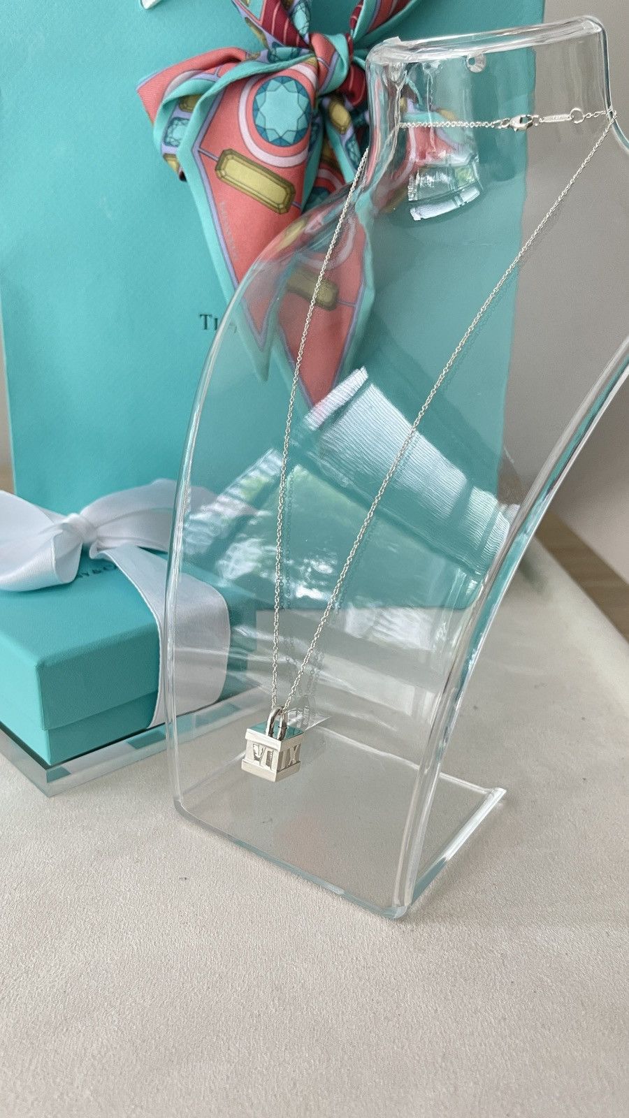Tiffany & Co. Tiffany & Co. Atlas Cube Pendant Silver 16” $400 NEW Size ONE SIZE - 1 Thumbnail