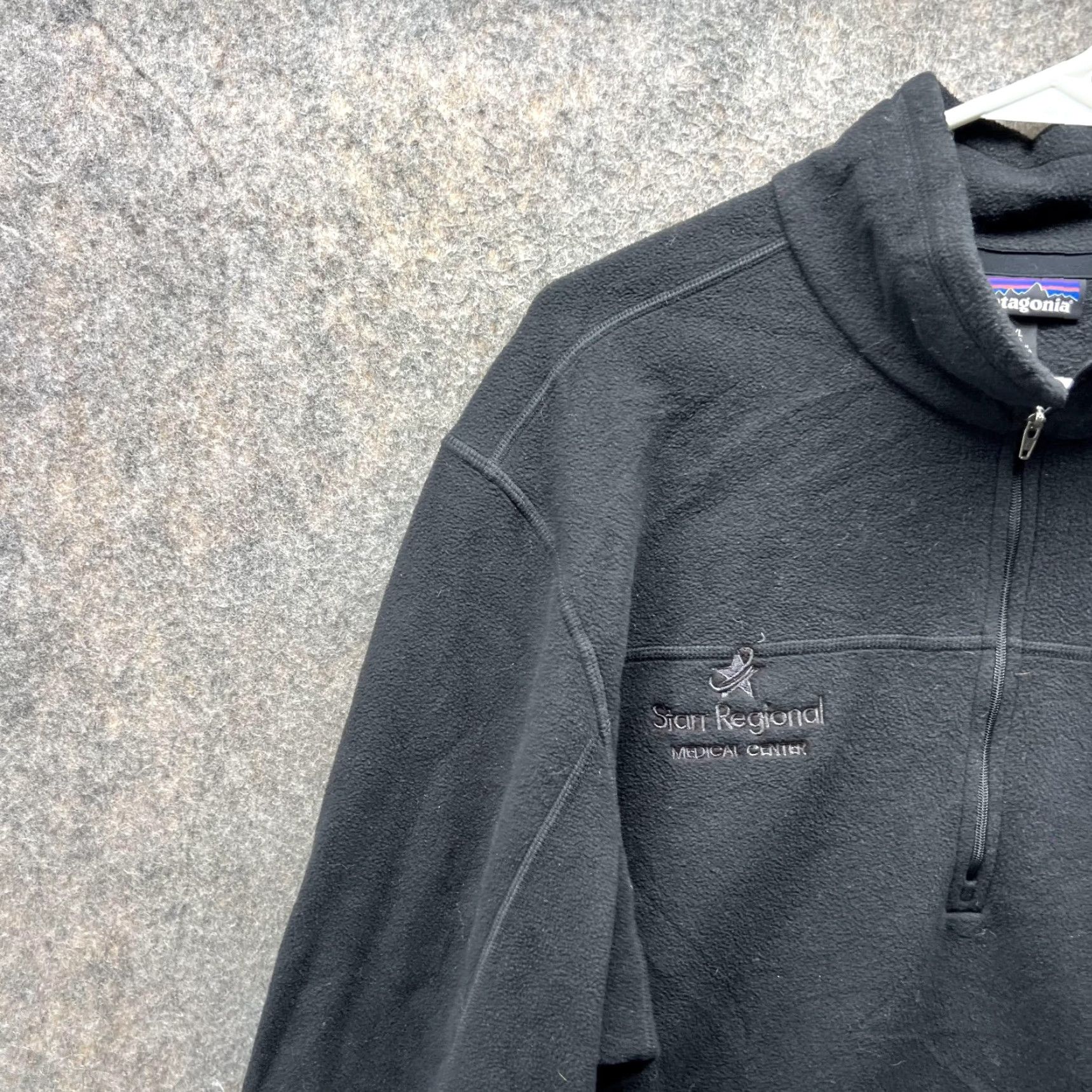 Patagonia Patagonia Sweater Pullover Half Zip Mock Neck Black XL Men Regular Fleece 1/2 Zip Logo Vintage: No Size US XL / EU 56 / 4 - 6 Thumbnail