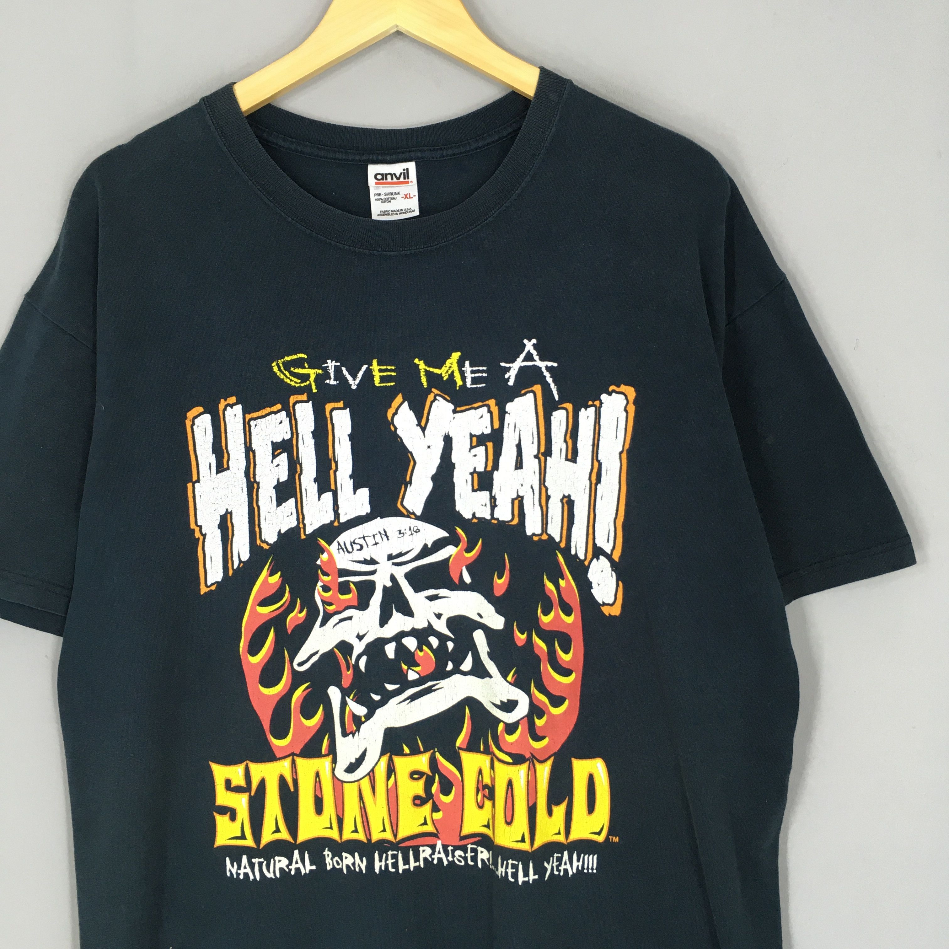 Vintage Vintage WWF Stone Cold Steve Austin T Shirt XLarge Size US M / EU 48-50 / 2 - 2 Thumbnail