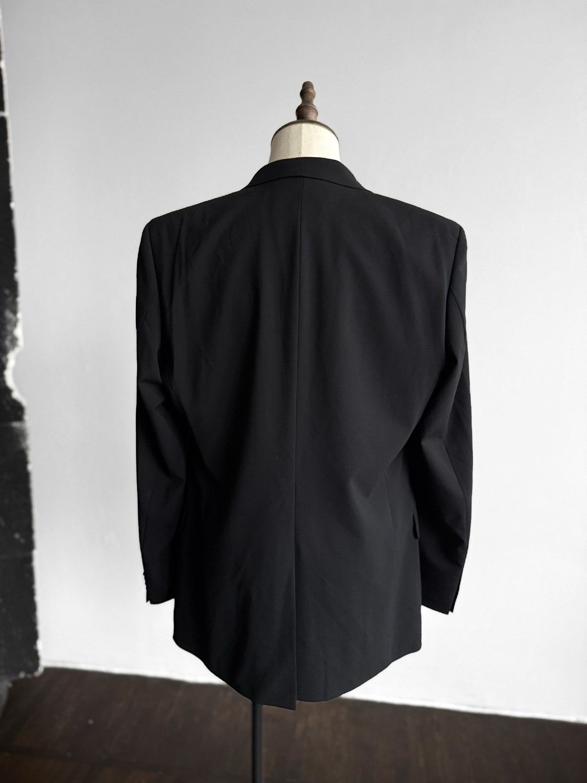 HUGO Hugo Boss Mens Black Wool Blend Suit Jacket Blazer