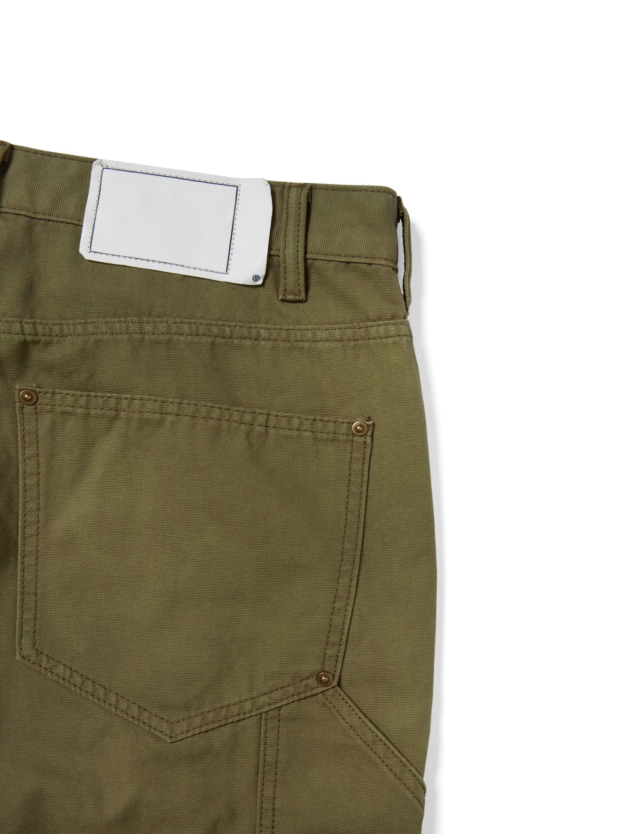 thisisneverthat o1mle0426 Bleached Double Knee Pants in khaki Size US 30 / EU 46 - 5 Thumbnail