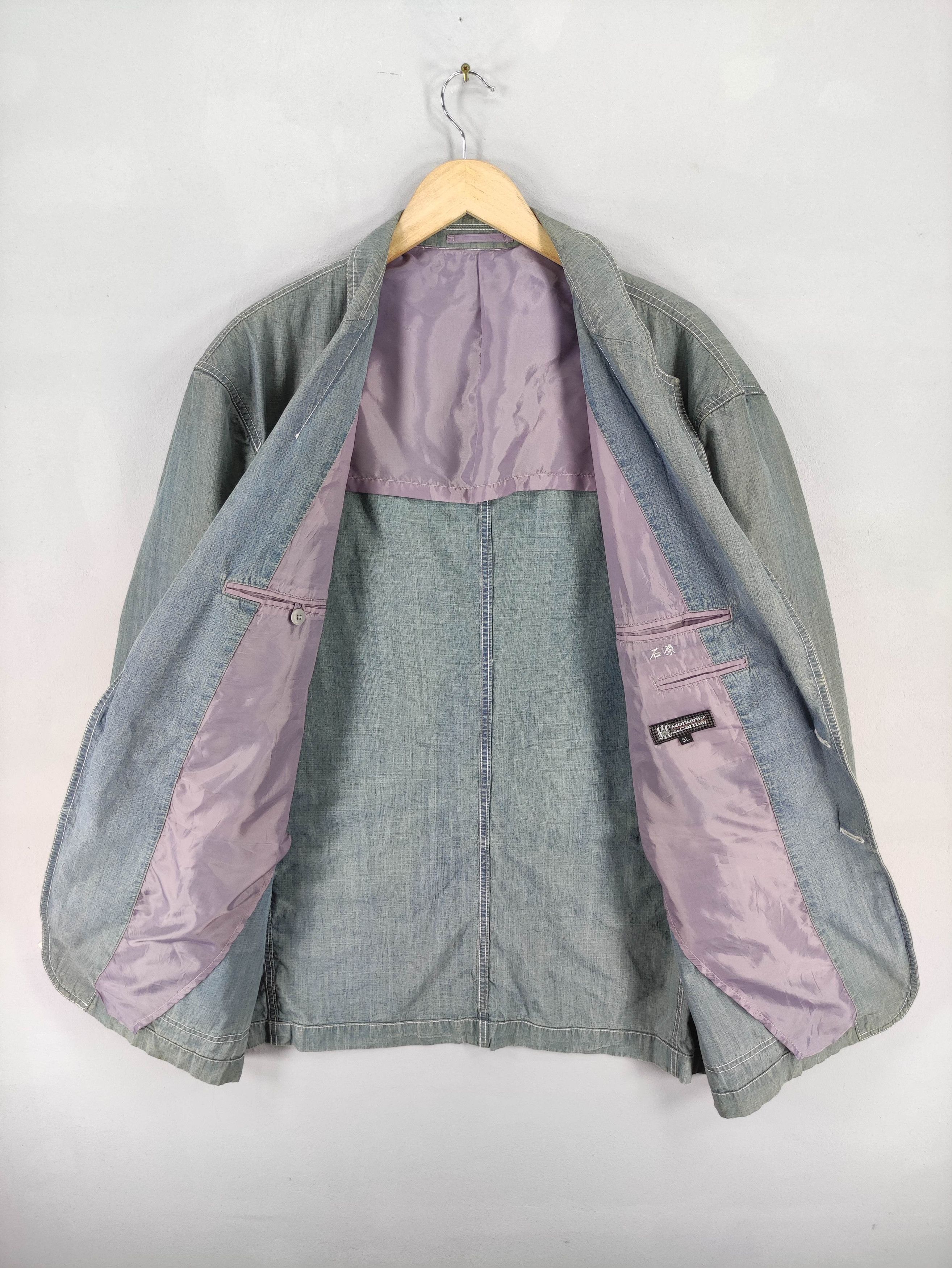 Japanese Brand Vintage Monterey&Carmei Denim Coat Jacket Size US XL / EU 56 / 4 - 7 Thumbnail