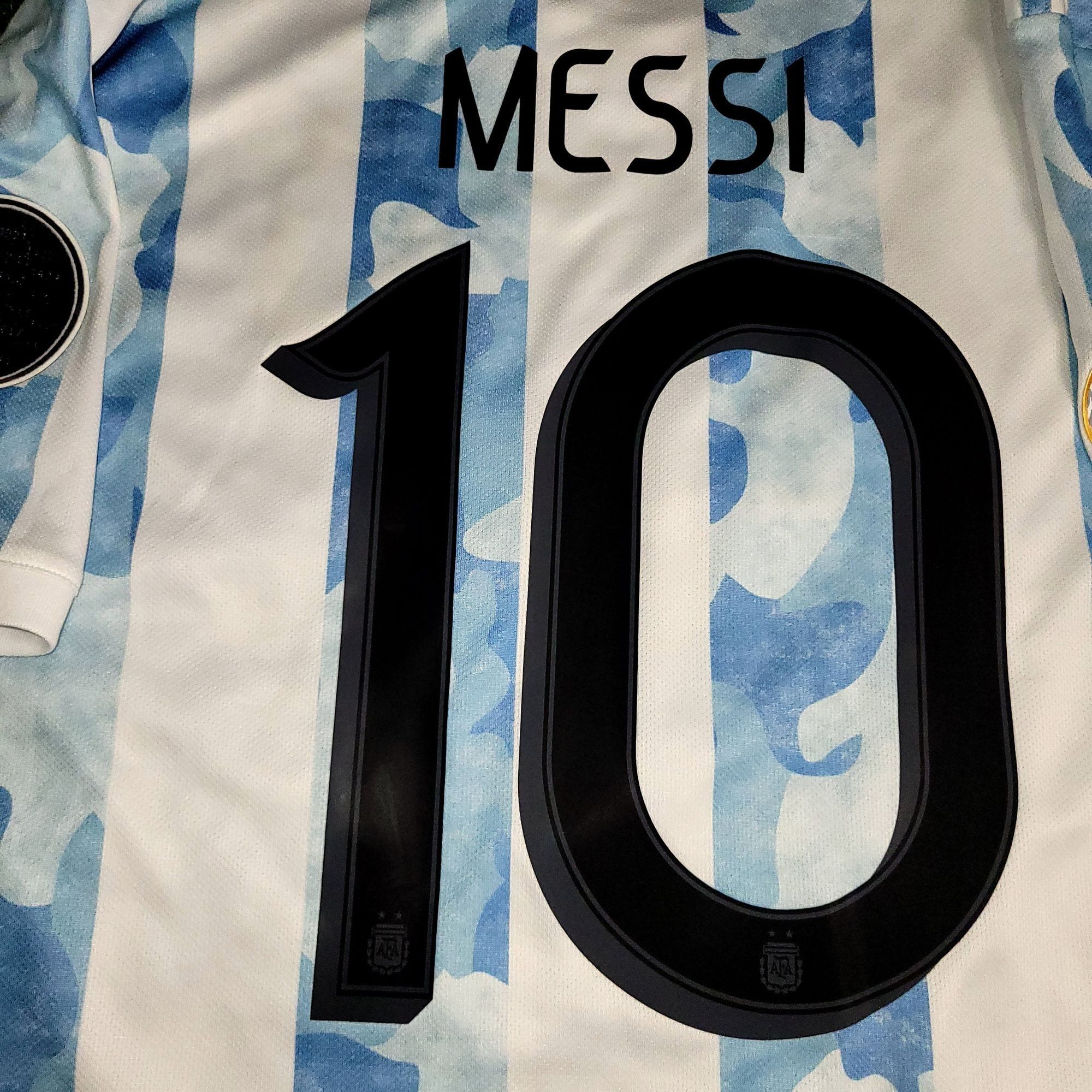 Adidas Messi Argentina 2020 2021 2022 COPA AMERICA Soccer Jersey L Size US L / EU 52-54 / 3 - 4 Thumbnail