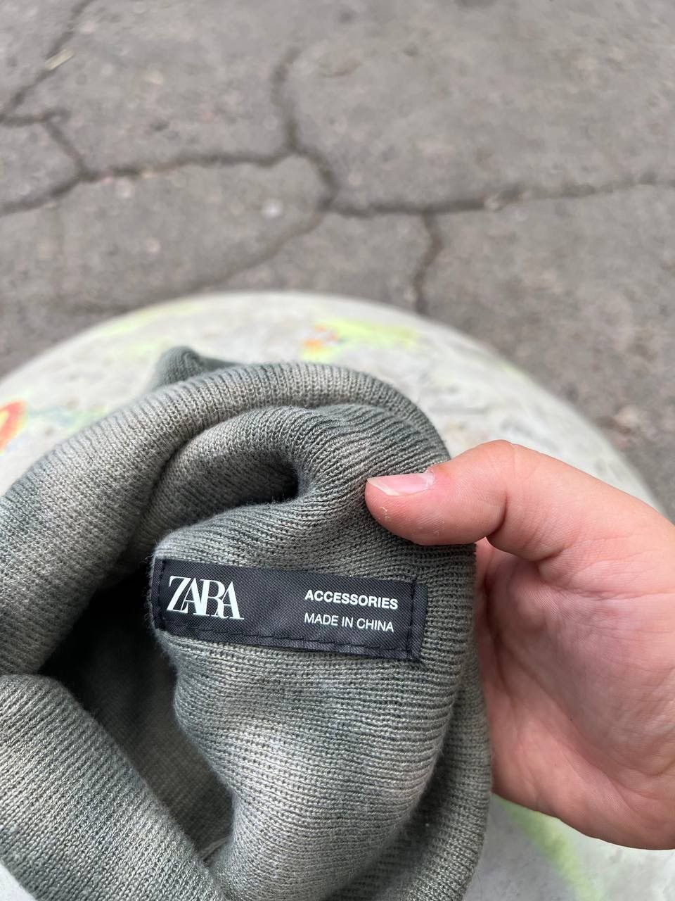 Japanese Brand × Zara Avantgarde Y2K Tie Die Zara Fuzzy Faded Opium Hat Size ONE SIZE - 3 Thumbnail