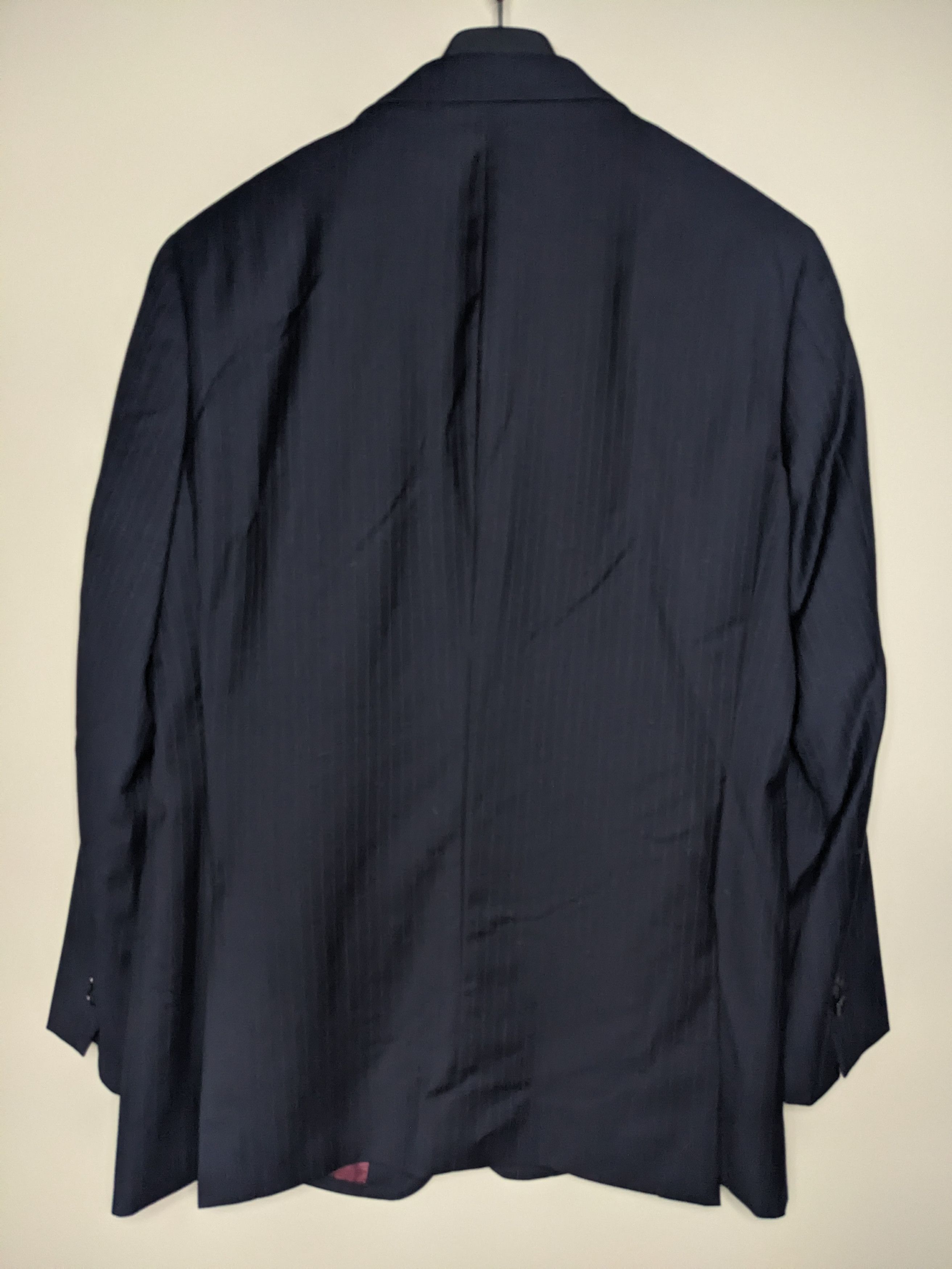 Spier & Mackay Spier MacKay Pinstripe Blazer 42R Navy Blue Wool Slim Coat Size 42R - 6 Thumbnail