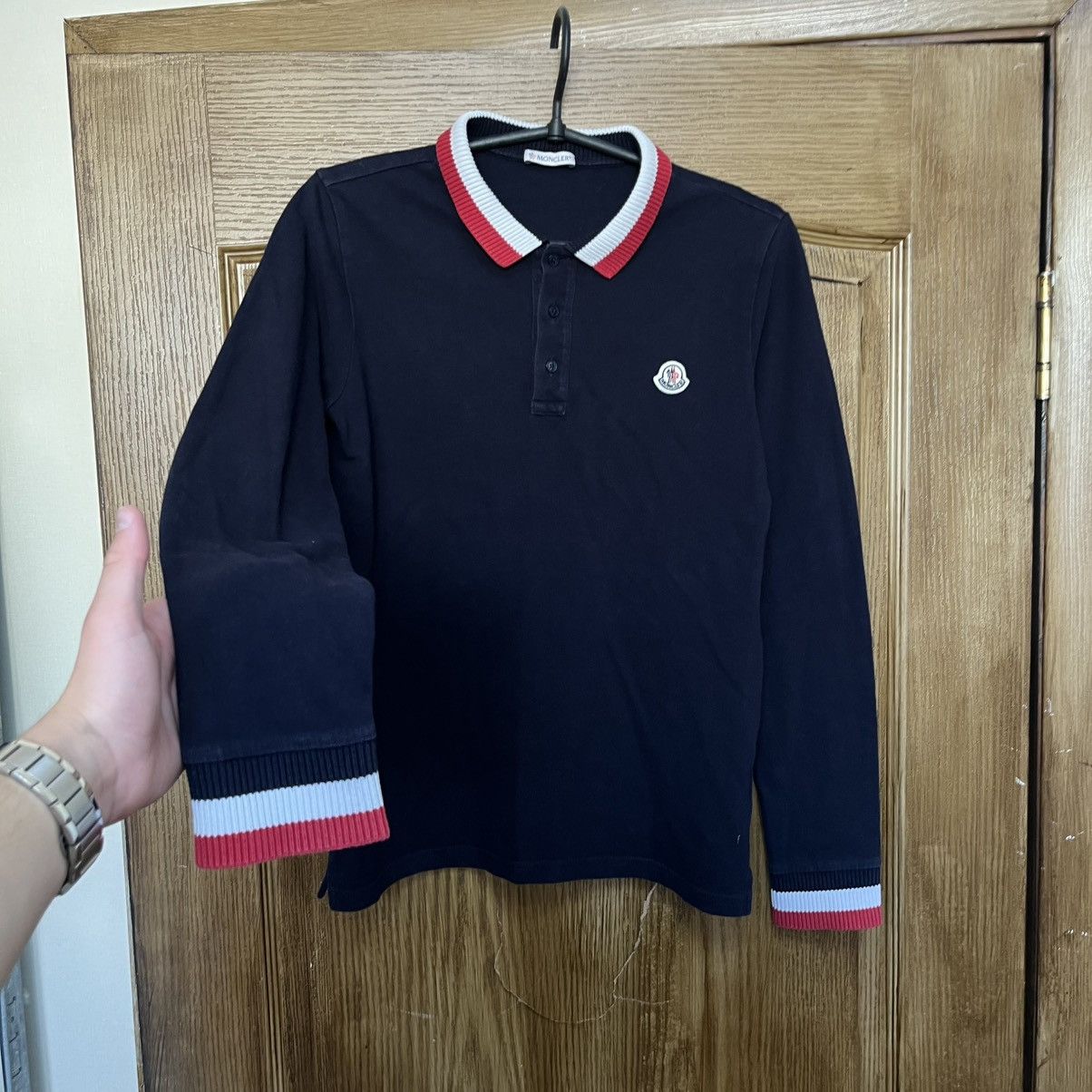 Moncler Moncler Polo Long Sleeve Size US S / EU 44-46 / 1 - 2 Thumbnail