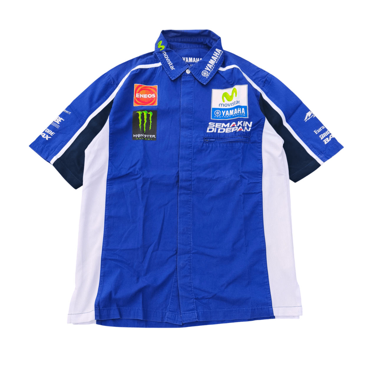 Yamaha Vintage Yamaha Racing Workshirt Button Up Size US L / EU 52-54 / 3 - 1 Thumbnail