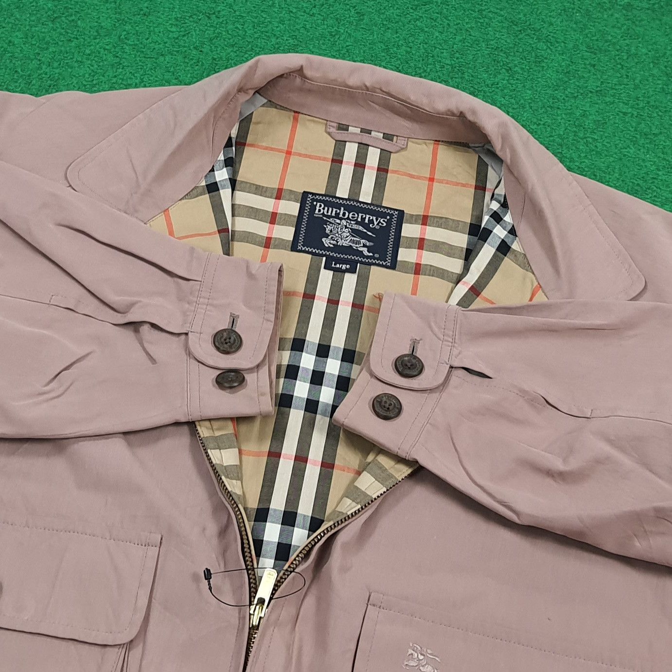 Burberry Vintage Burberrys' Harrington Nova Check Jacket C308N22 Size US XL / EU 56 / 4 - 5 Thumbnail