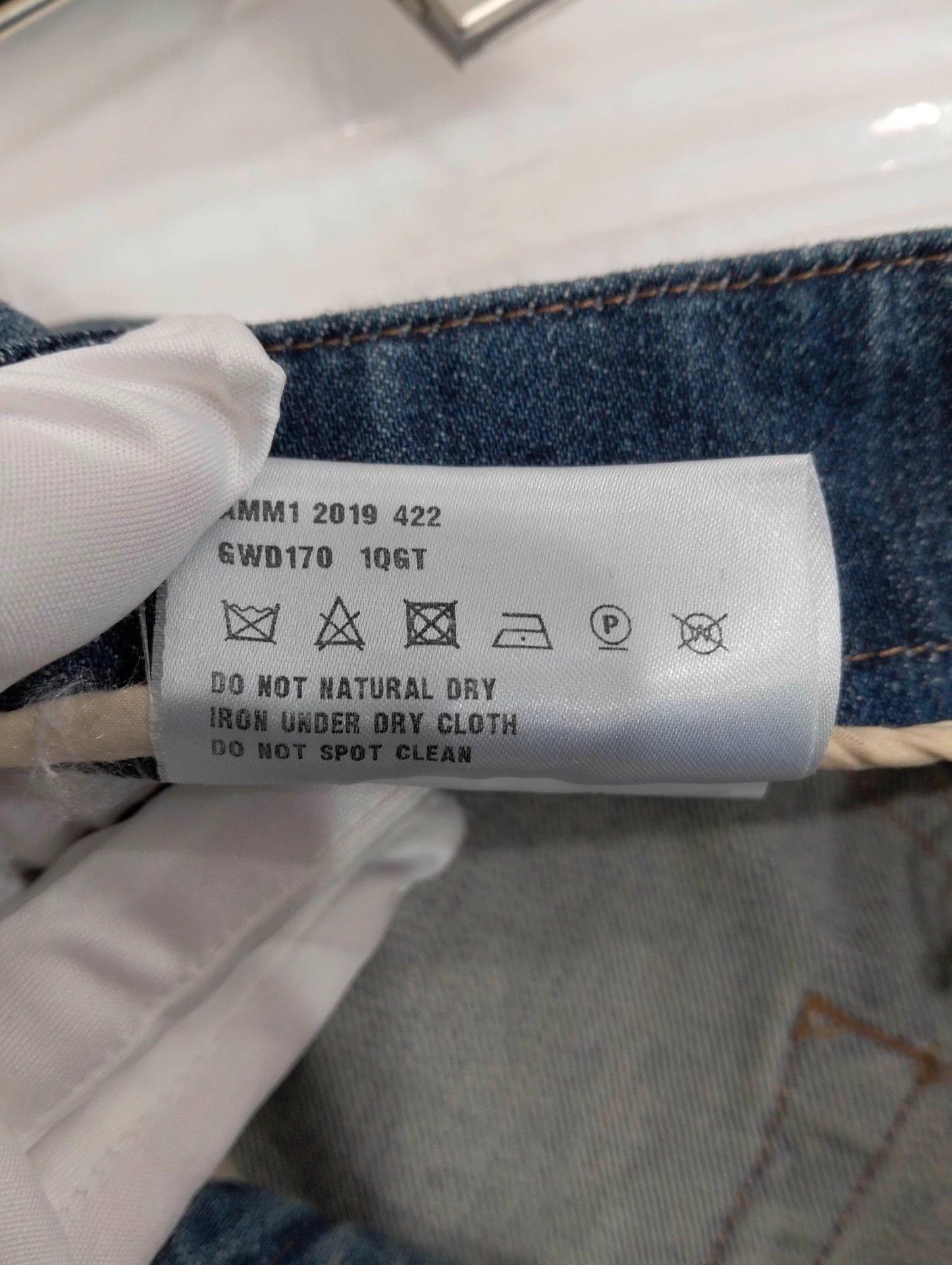 Miu Miu MIUMIU Denim Mini Skirt 42 Size 28" / US 6 / IT 42 - 4 Thumbnail