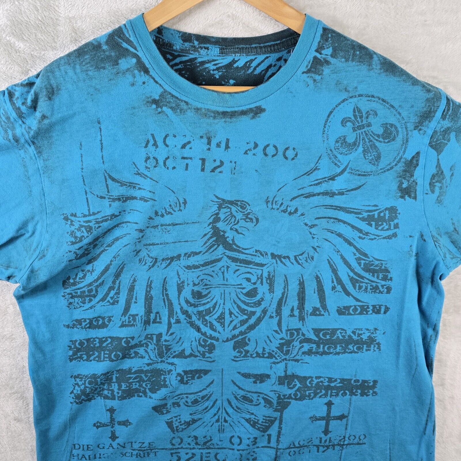 Other Vintage Reversible AOP Cyber Goth Shirt XL Affliction Style Size US XL / EU 56 / 4 - 3 Thumbnail