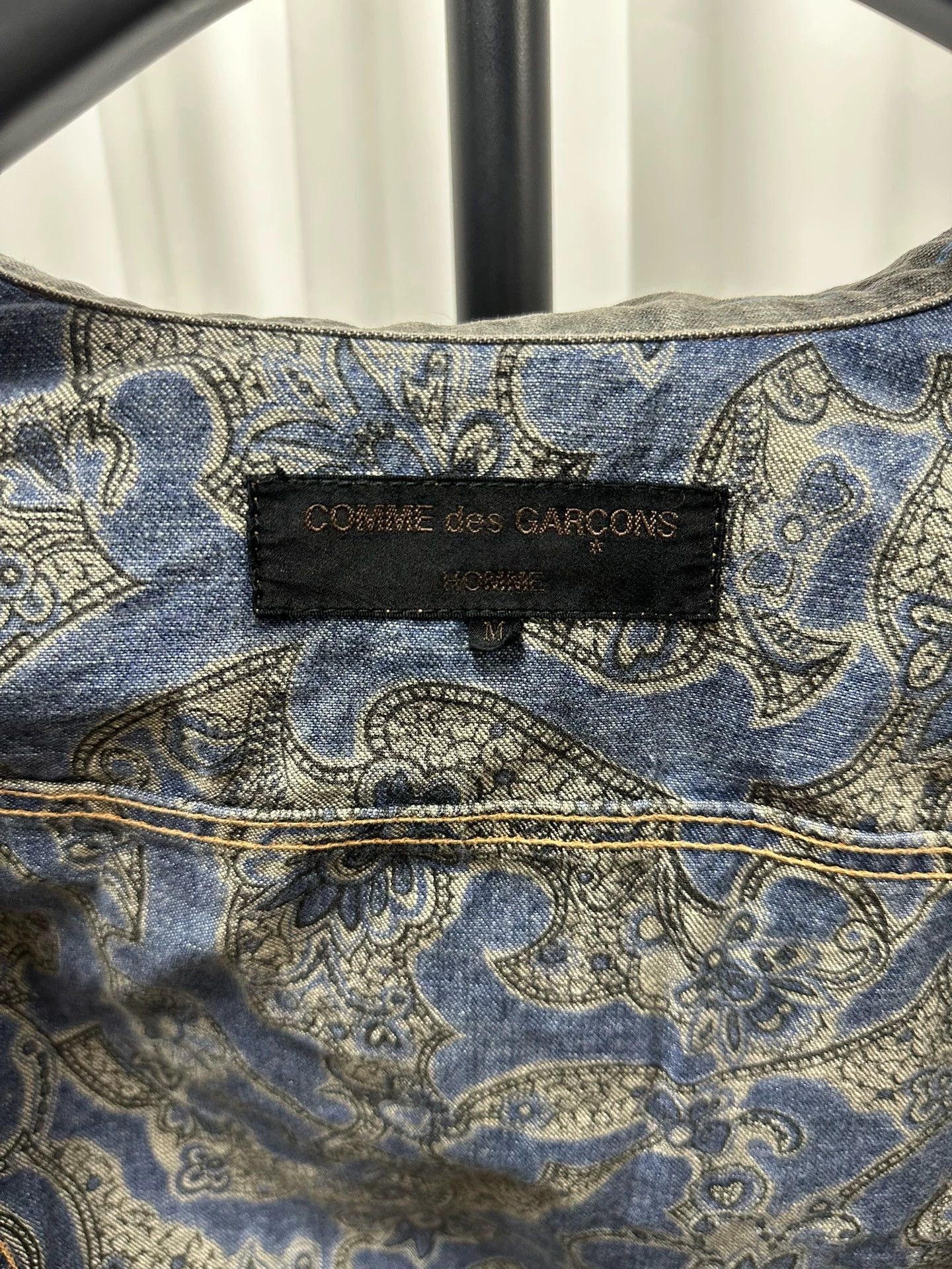 Comme des Garcons Comme des Garçons Homme Men's Stripe Denim Jacket M Size US M / EU 48-50 / 2 - 8 Thumbnail