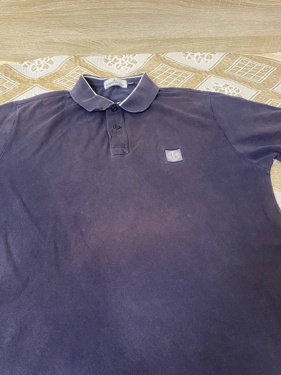 Stone Island 🔥 Stone Island Patch Program Vintage Distressed Polo Shirt Size US XXL / EU 58 / 5 - 11 Thumbnail