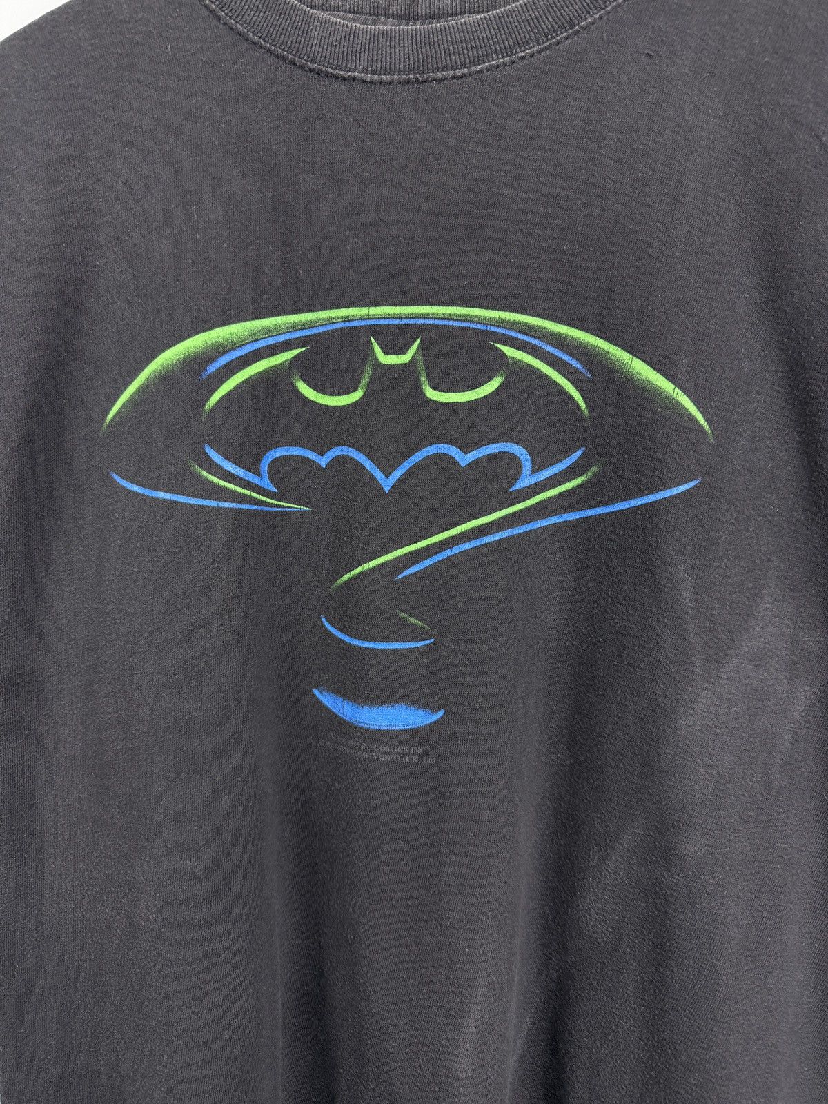 DC Comics 🇺🇸 Vintage 1995 Batman The Dark Knight Joker T-Shirt DC Comic Size US XL / EU 56 / 4 - 4 Thumbnail