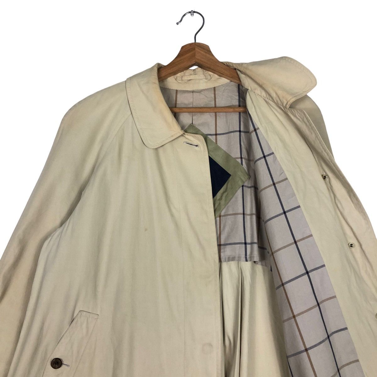 Burberry 🔥Vintage Burberrys Long Jacket Bondage Nova Check Design Size US M / EU 48-50 / 2 - 12 Thumbnail