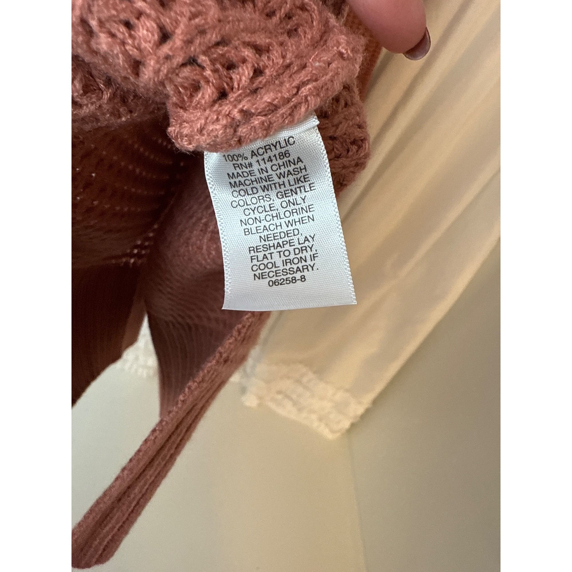 Arizona Jean Co. Arizona Jean Co. Womens XS Oversized Rose Pink Textured Knit Size XS / US 0-2 / IT 36-38 - 5 Thumbnail