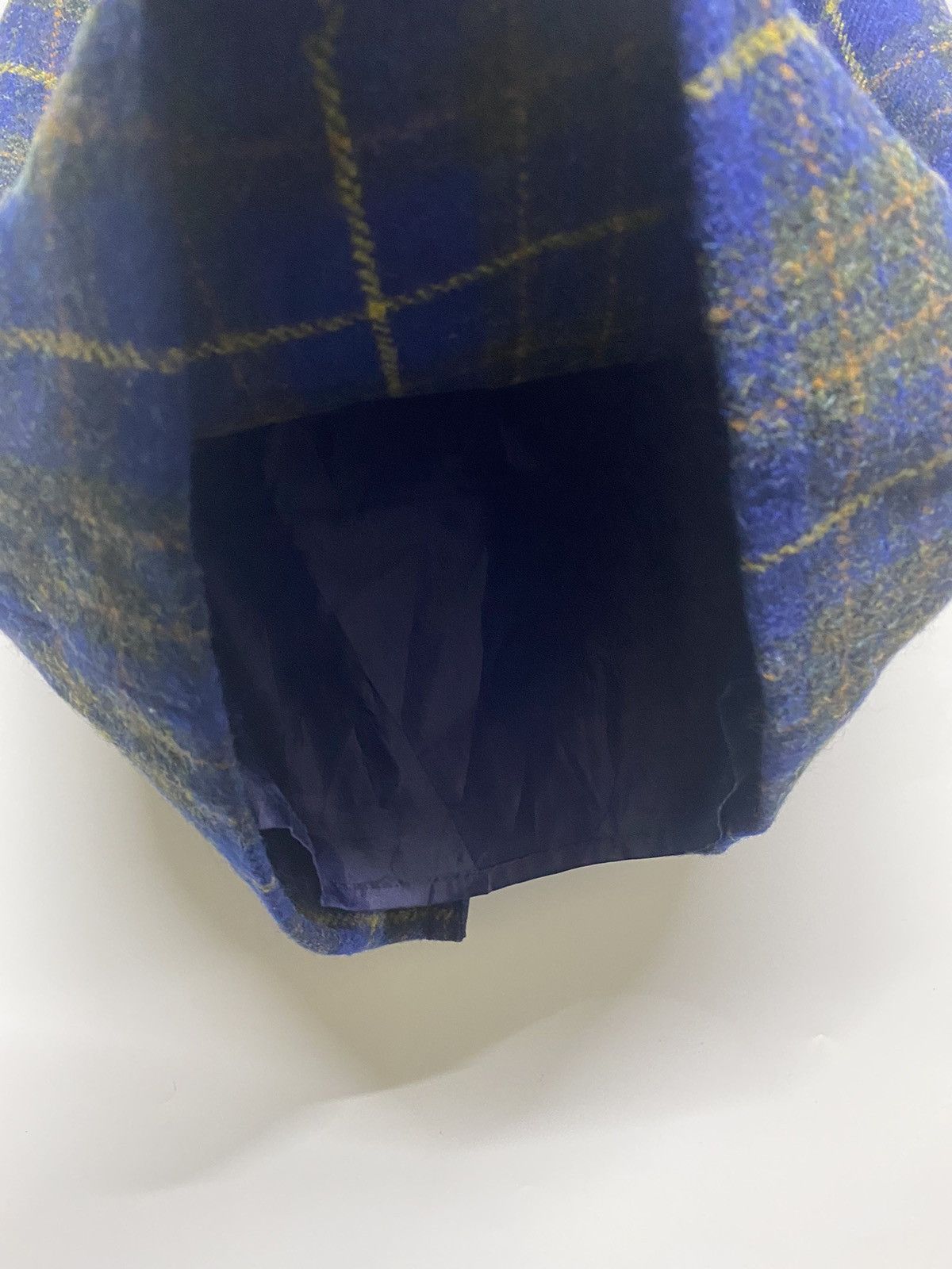 Harris Tweed × Japanese Brand Mackintosh Philosophy Harris Tweed Plaid Wool Skirt Mini Size 26" / US 2 / IT 38 - 10 Thumbnail