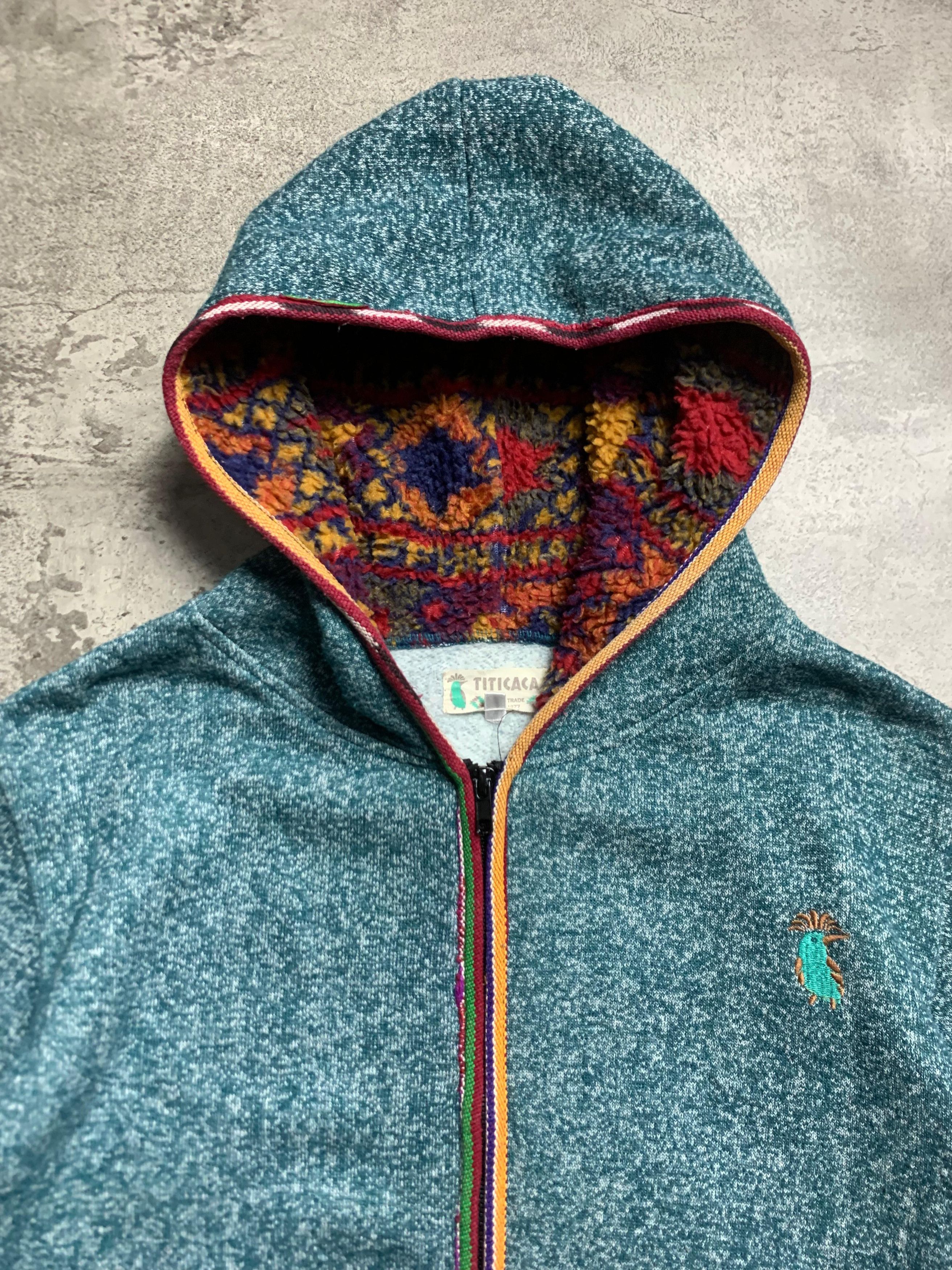 Ne-Net 2000s Titicaca Japan Wool Multicolor Hoodie Size US M / EU 48-50 / 2 - 2 Thumbnail
