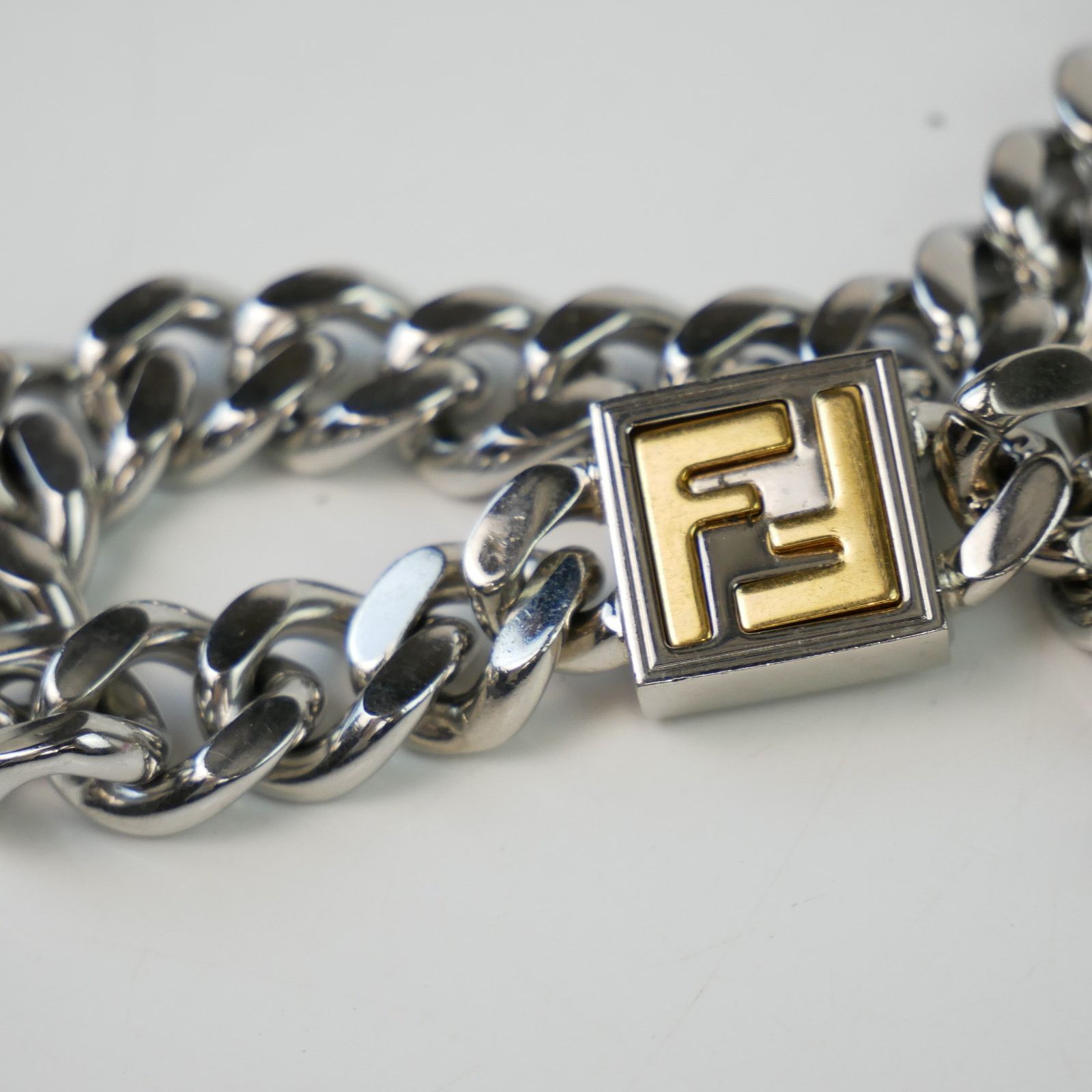 Fendi Fendi Cuban Mens Necklace Size ONE SIZE - 10 Thumbnail