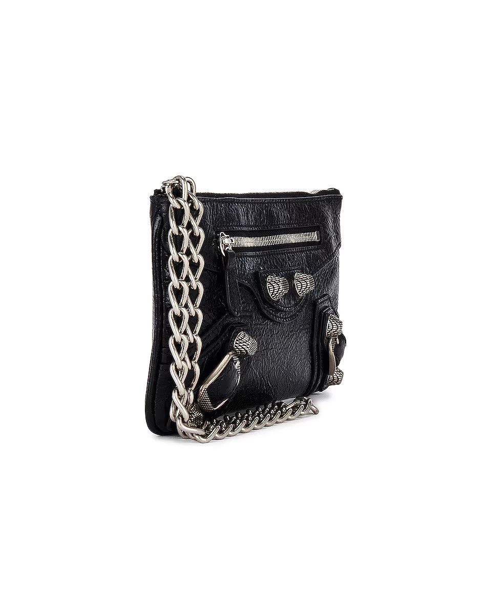 Balenciaga o1bcso1str0924 Size: OS / Le Cagole Phone Pouch in Black Size ONE SIZE - 6 Thumbnail