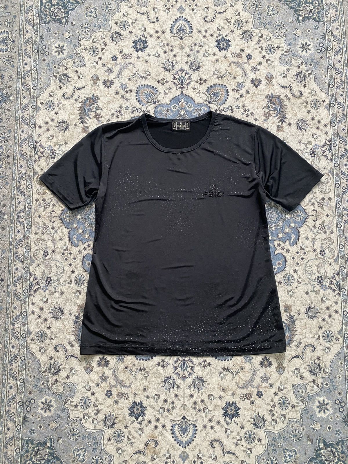Fendi VINTAGE FENDI JEANS BLACK EMBROIDERY SHIRT BLINK 90s ITALY Size S / US 4 / IT 40 - 1 Thumbnail