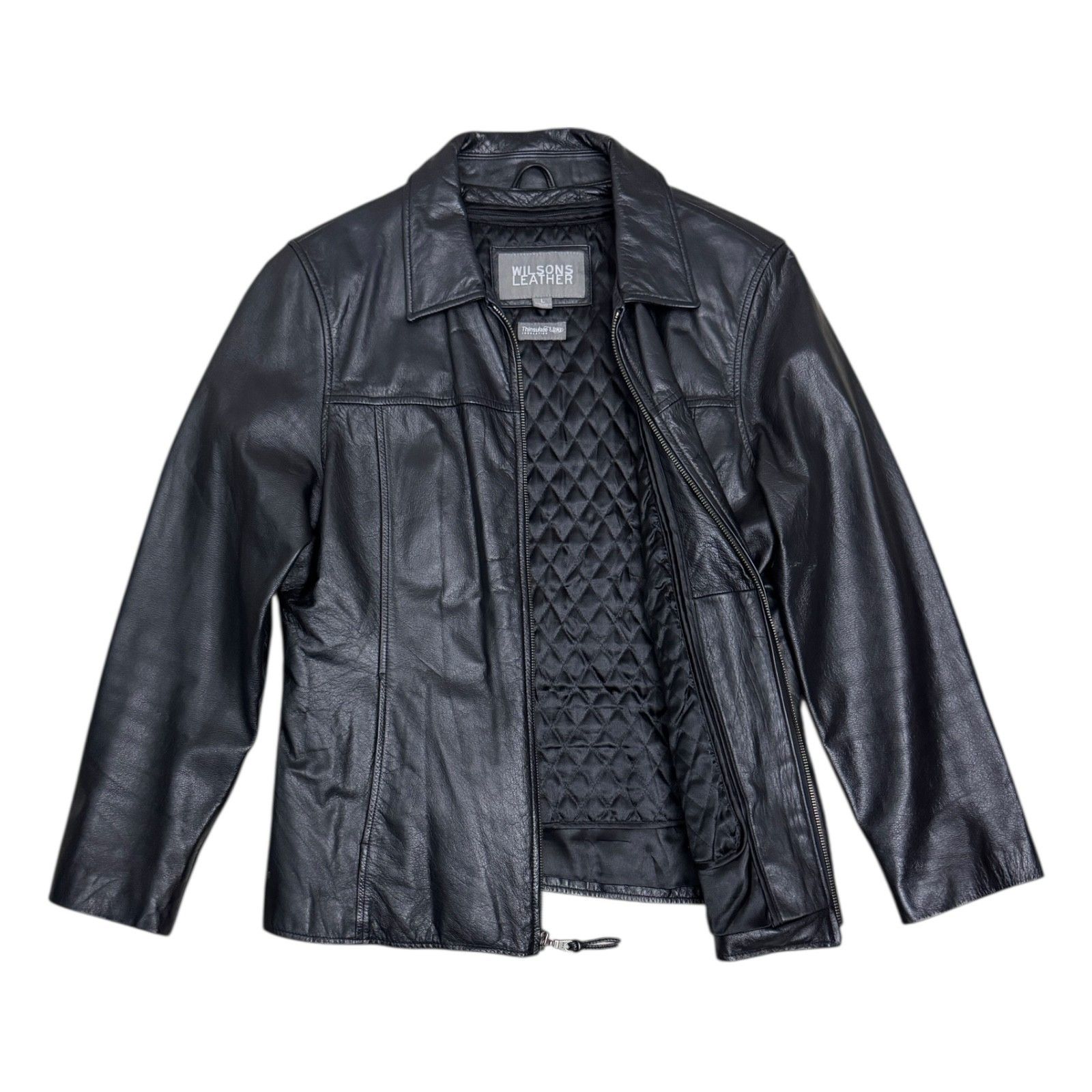 Wilsons Leather WILSONS LEATHER Genuine Leather Winter Jacket Coat Large Size L / US 10 / IT 46 - 1 Thumbnail