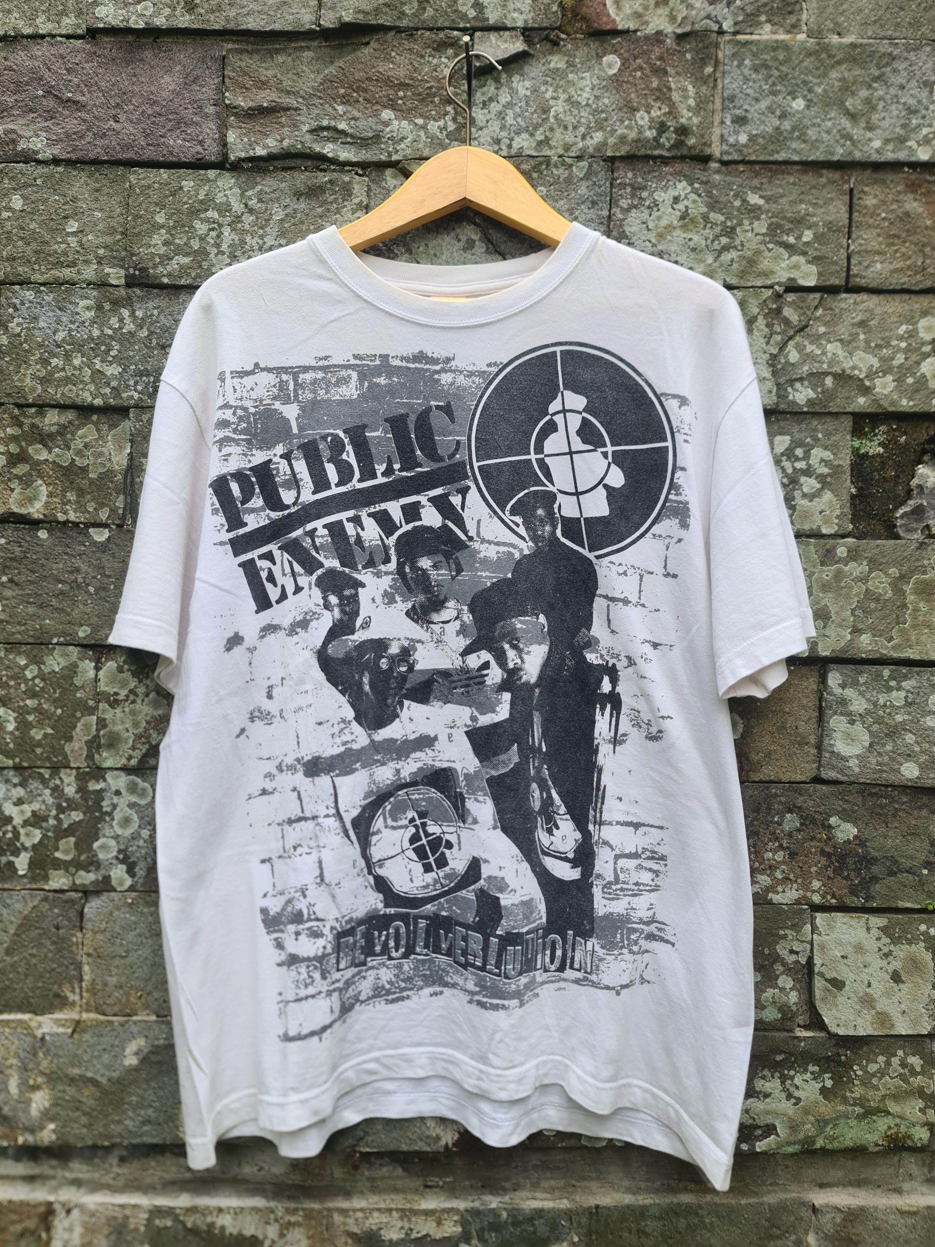 Rap Tees × Vintage Vintage y2k public enemy tshirt revolverlution rap hiphop Size US XL / EU 56 / 4 - 1 Thumbnail