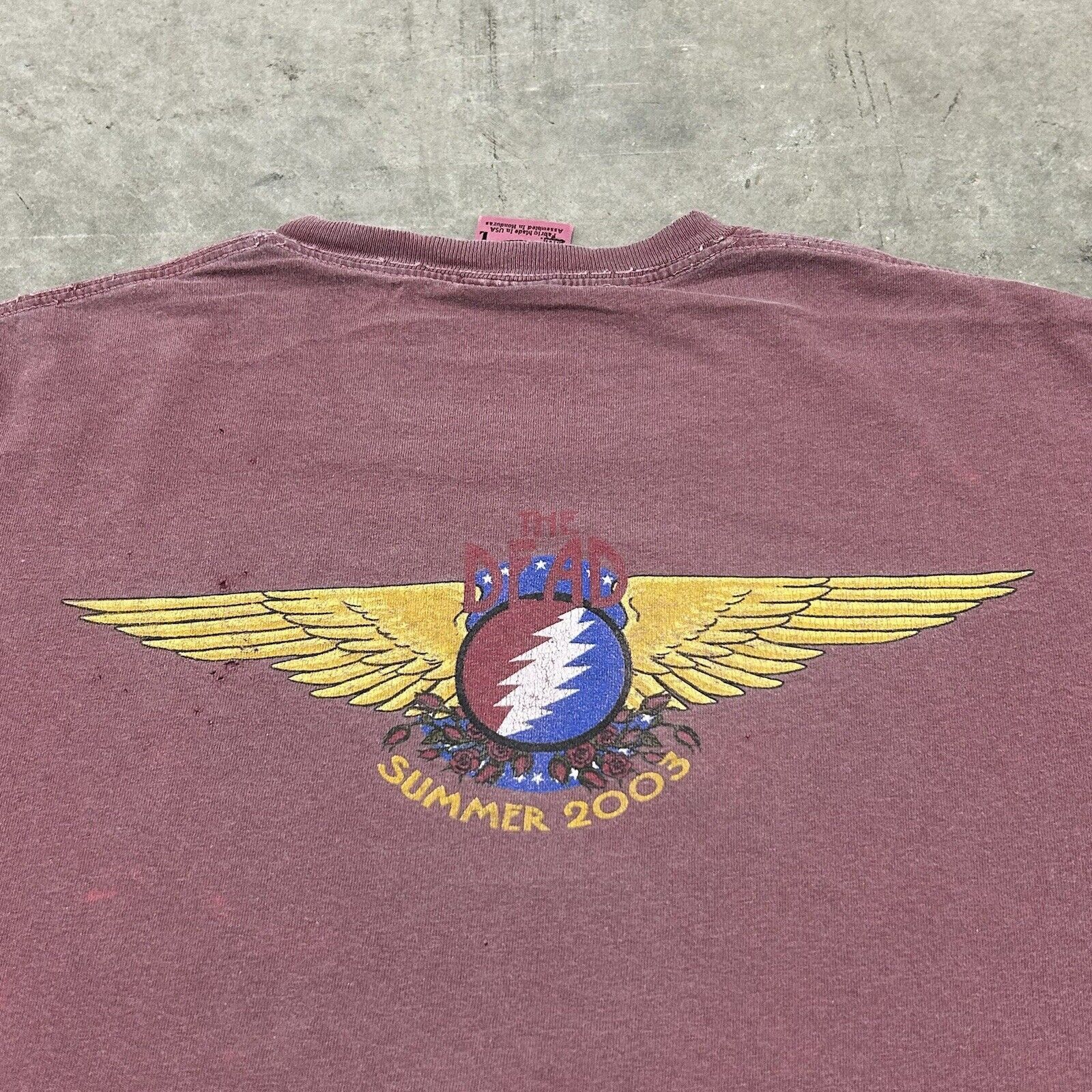 Band Tees × Grateful Dead × Vintage Vintage Grateful Dead Summer Tour 2003 T Shirt Size US L / EU 52-54 / 3 - 5 Thumbnail