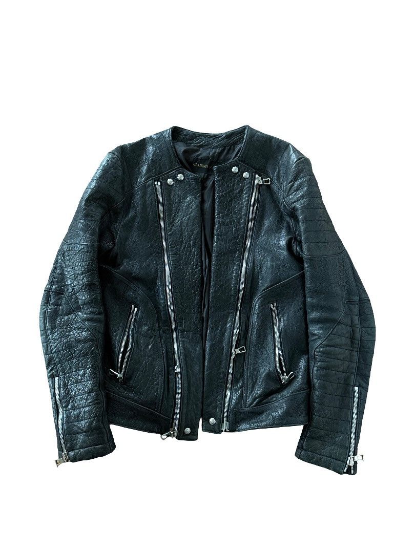Balmain × H&M Balmain x H&M AW15 Biker Leather Jacket Size US L / EU 52-54 / 3 - 1 Thumbnail