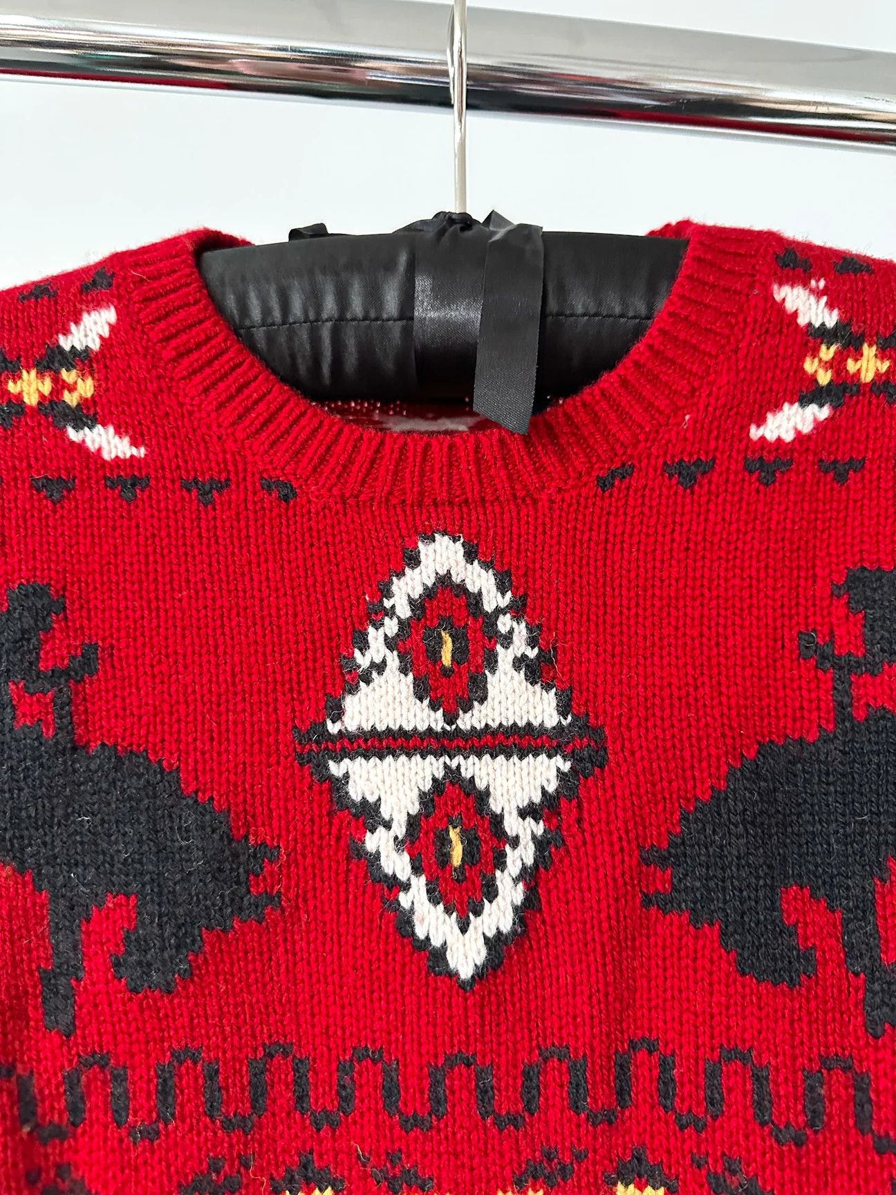Polo Ralph Lauren Polo Ralph Lauren Western Red Tartan Fair Isle Wool Jumper Size S / US 4 / IT 40 - 2 Thumbnail
