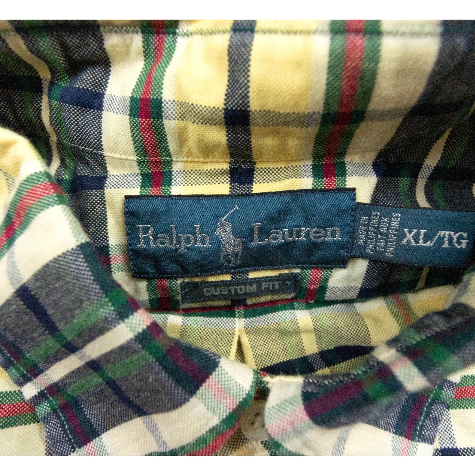 Ralph Lauren Ralph Lauren Shirt Mens XL Yellow Button-Up Oxford Check Preppy Casual Classic Size US XL / EU 56 / 4 - 7 Thumbnail